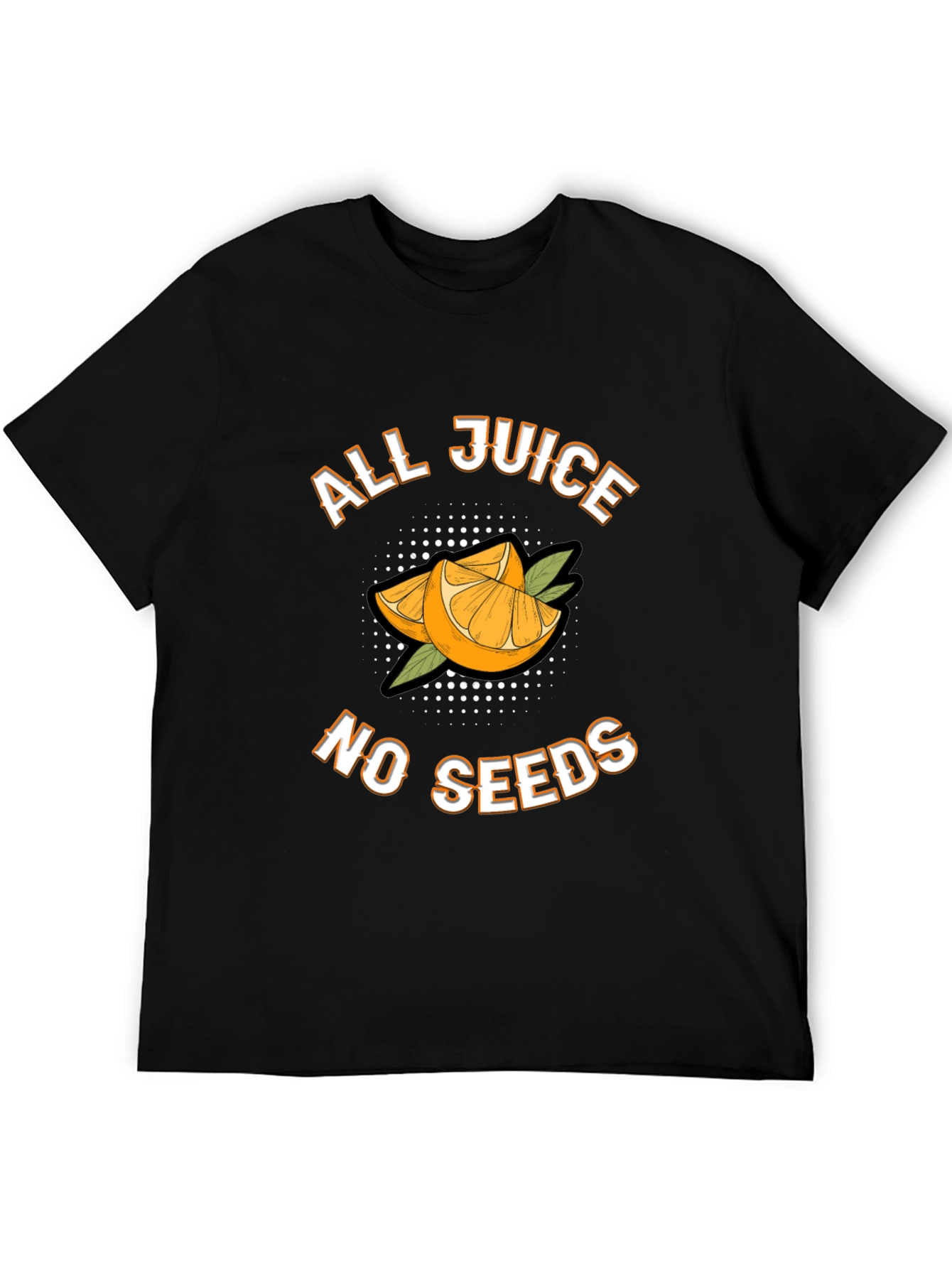 Black All Juice No Seeds Graphic Tee view 5