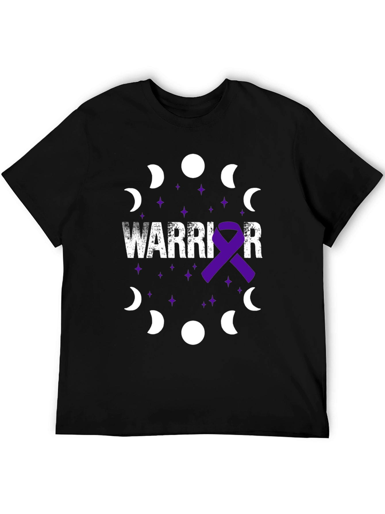 Black Warrior Awareness Ribbon T-Shirt view 5