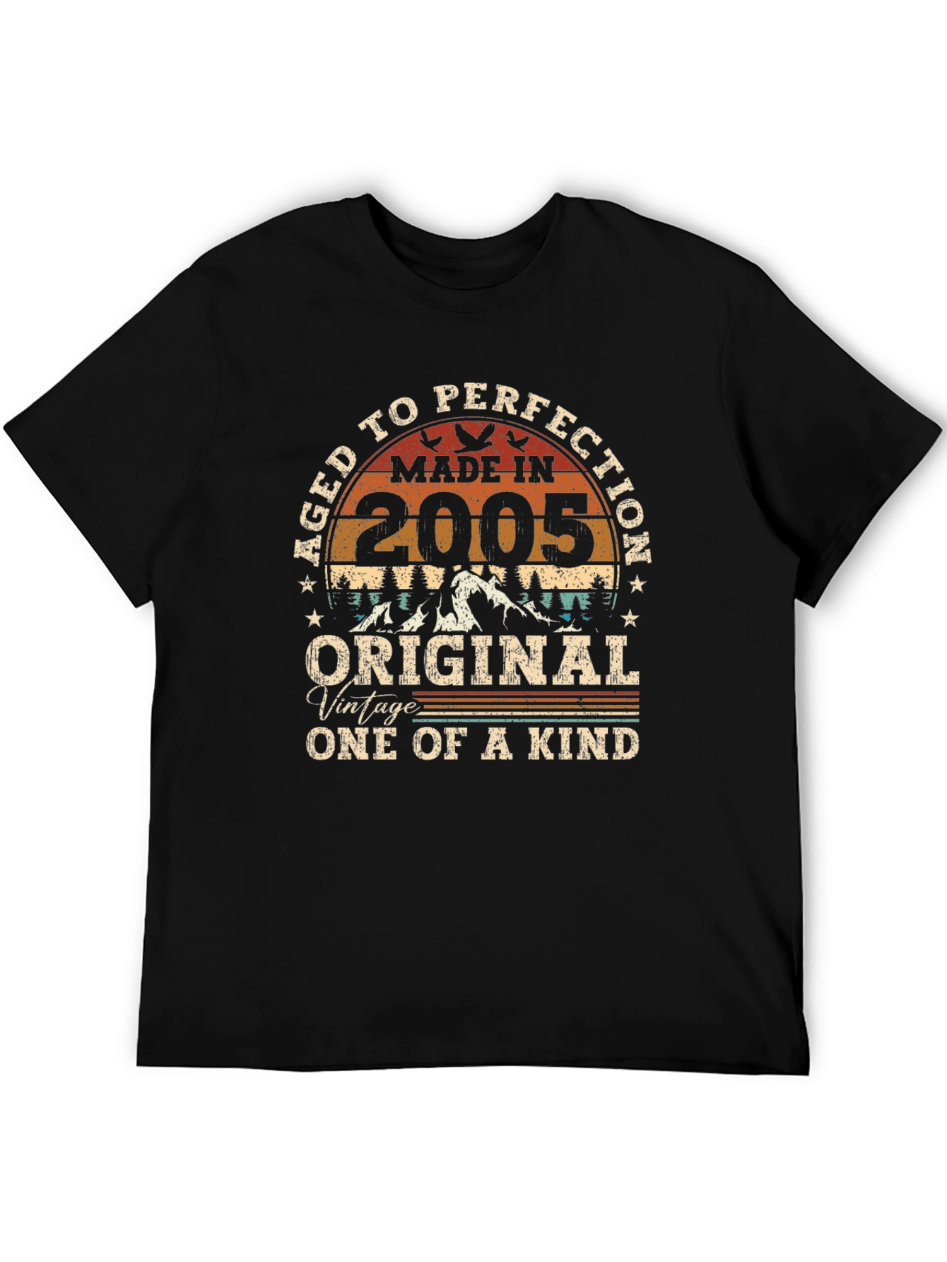 Black Aged to Perfection - Made in 2005 T-Shirt view 5