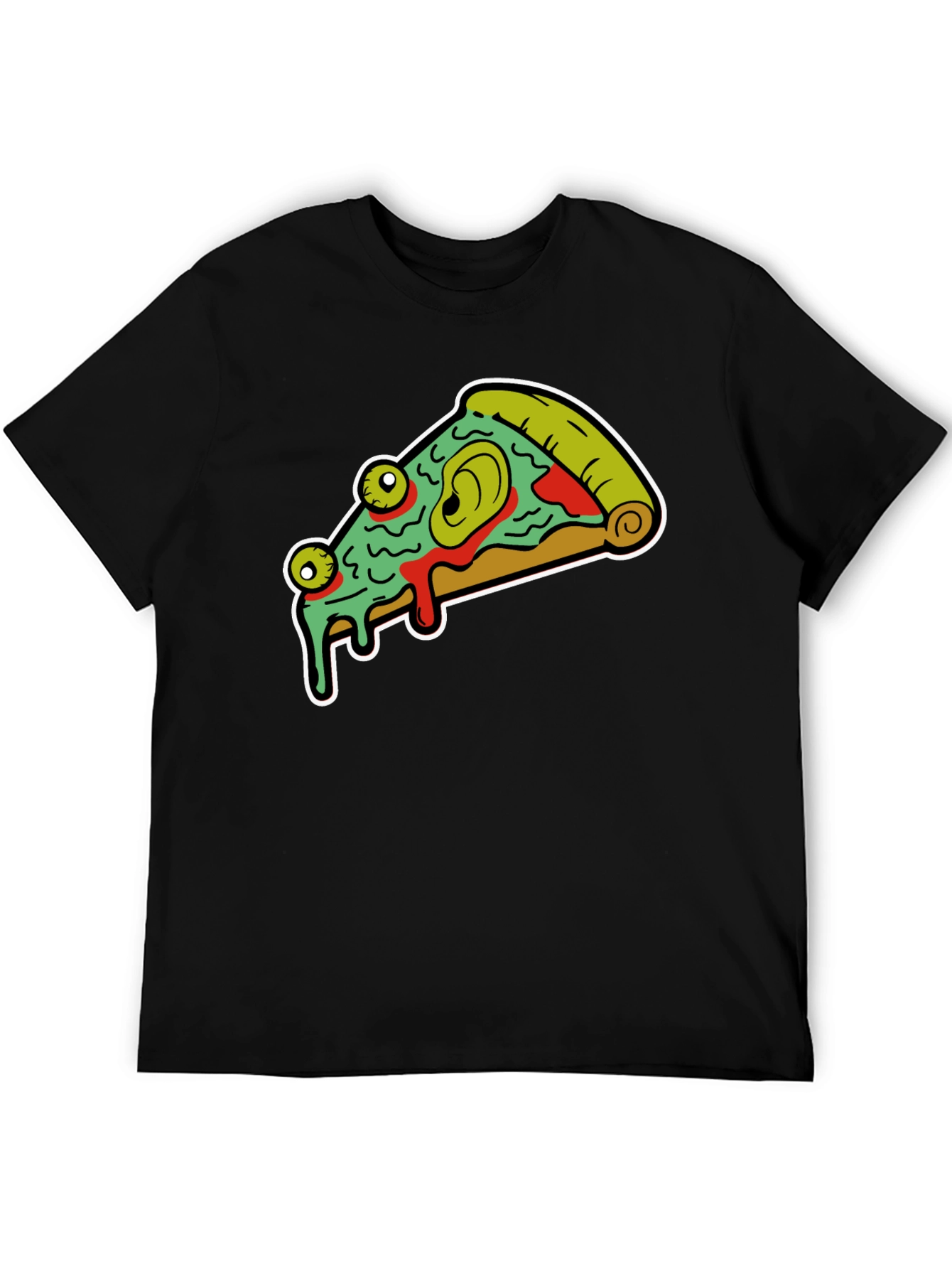 Pizza Monster Graphic Tee - Black - 5