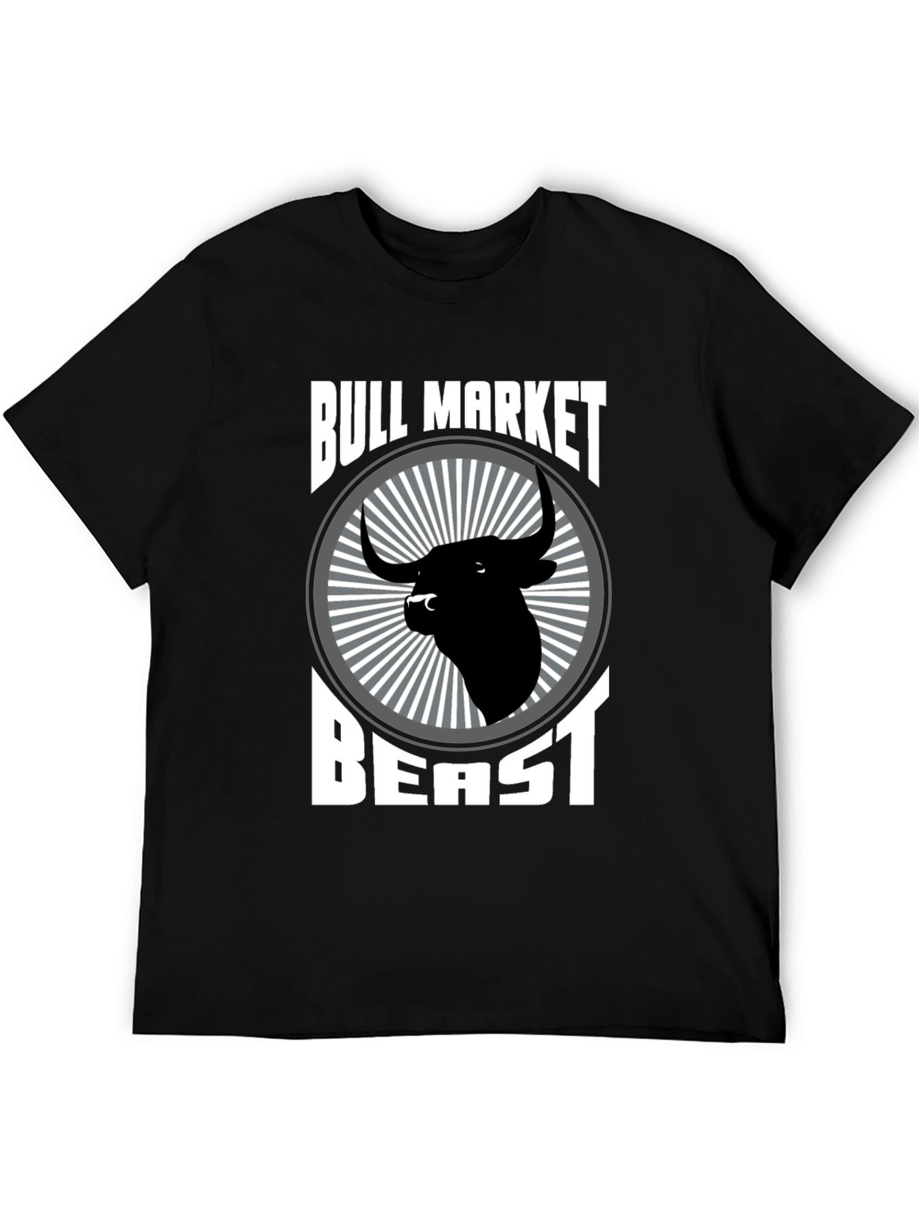 Black Bull Market Beast T-Shirt - Black Graphic Tee view 5