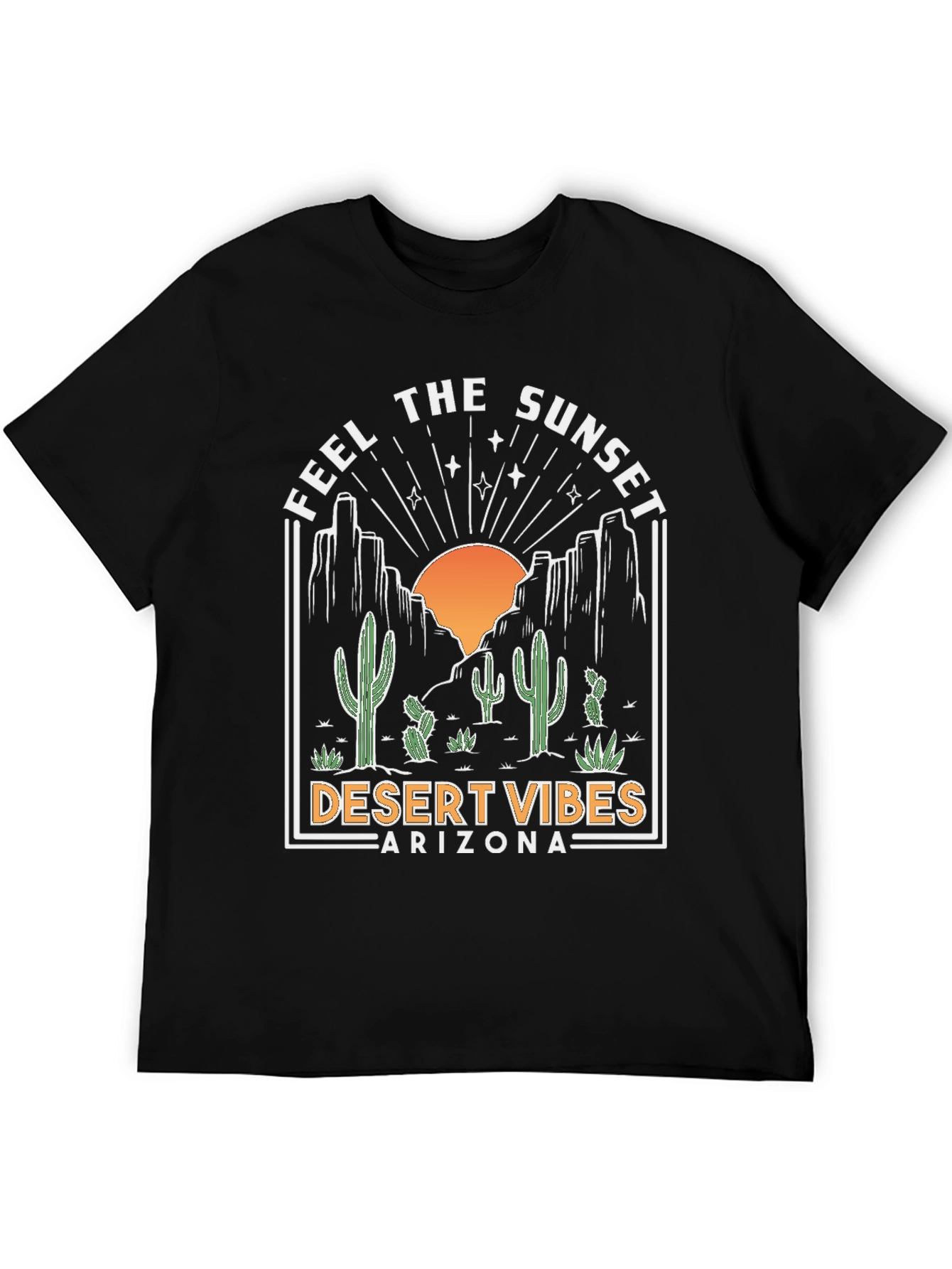 Black Desert Vibes Arizona Graphic Tee view 5