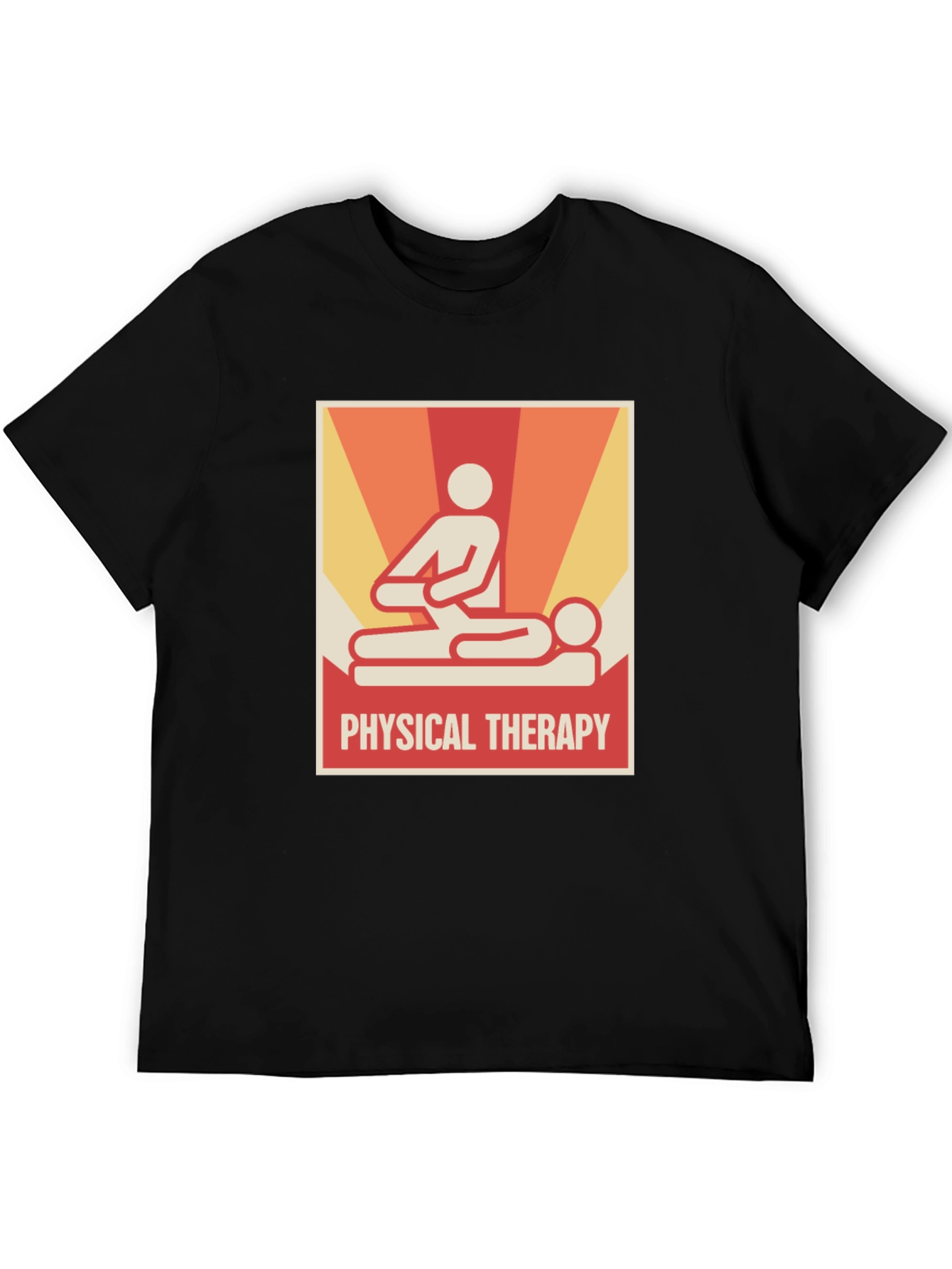 Black Physical Therapy Graphic Tee - Unisex view 5