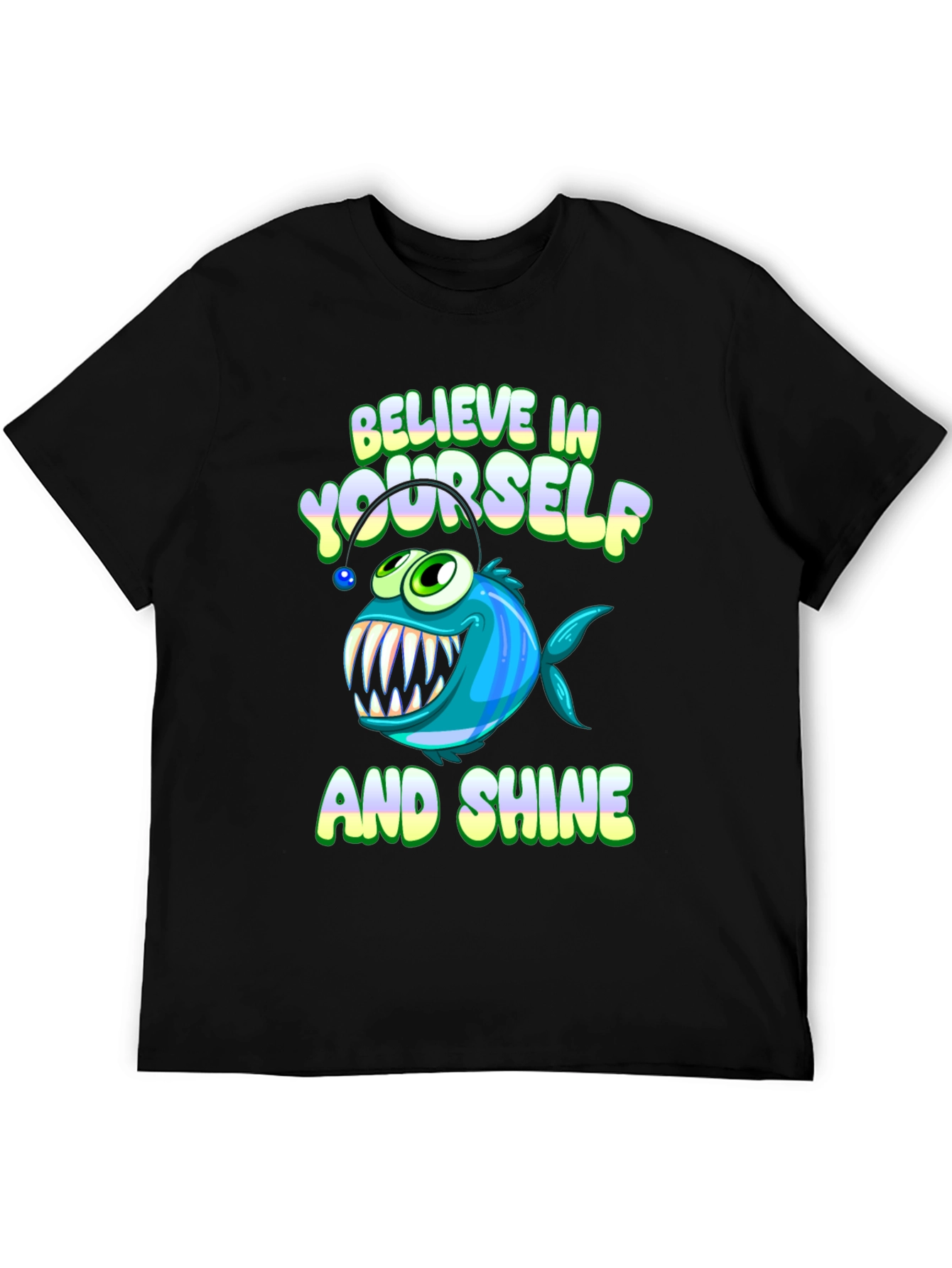 Black Believe in Yourself T-Shirt view 5