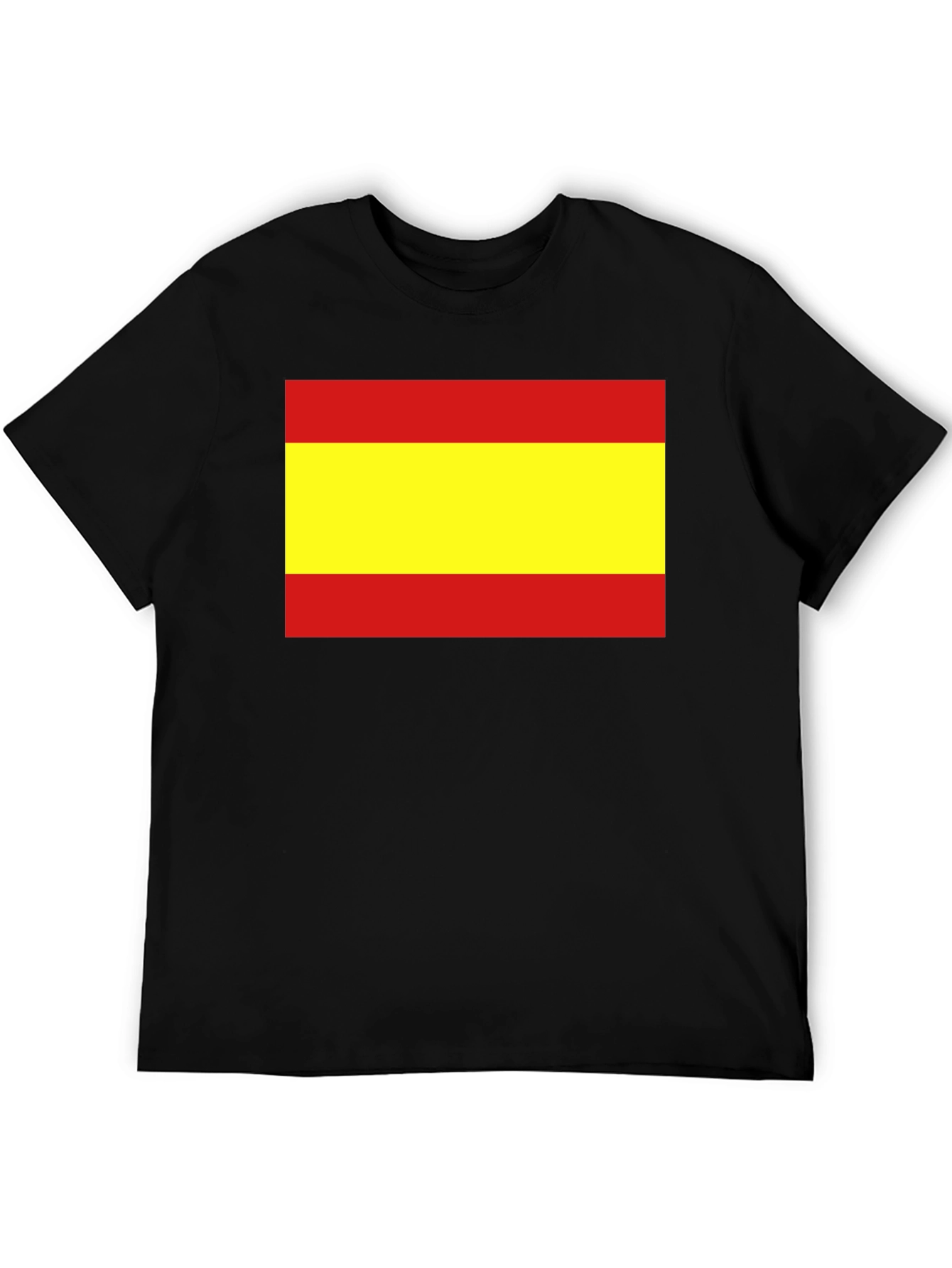 Black Spain Flag T-Shirt - Show Your Support! view 5