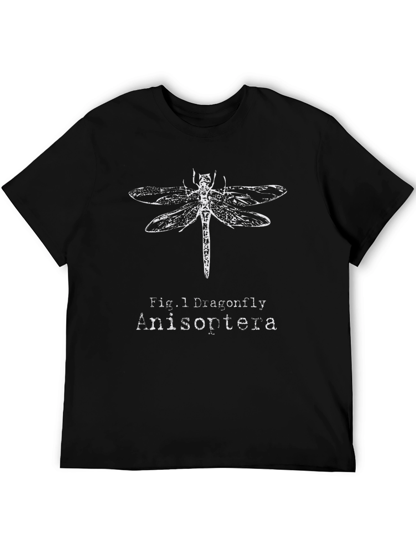 Black Dragonfly Graphic Tee - Anisoptera T-Shirt view 5
