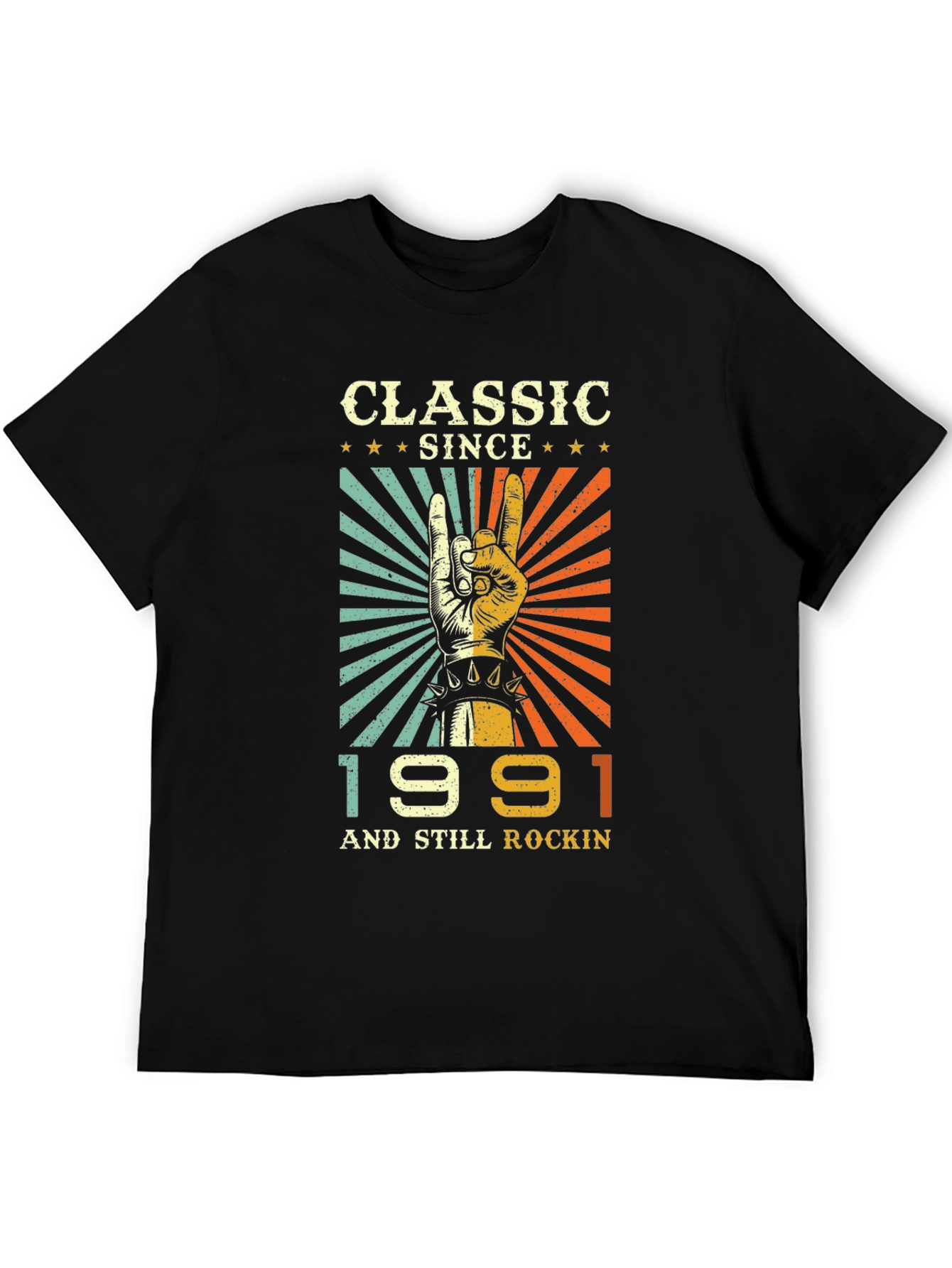 Black Classic Since 1991 Rockin' T-Shirt view 5