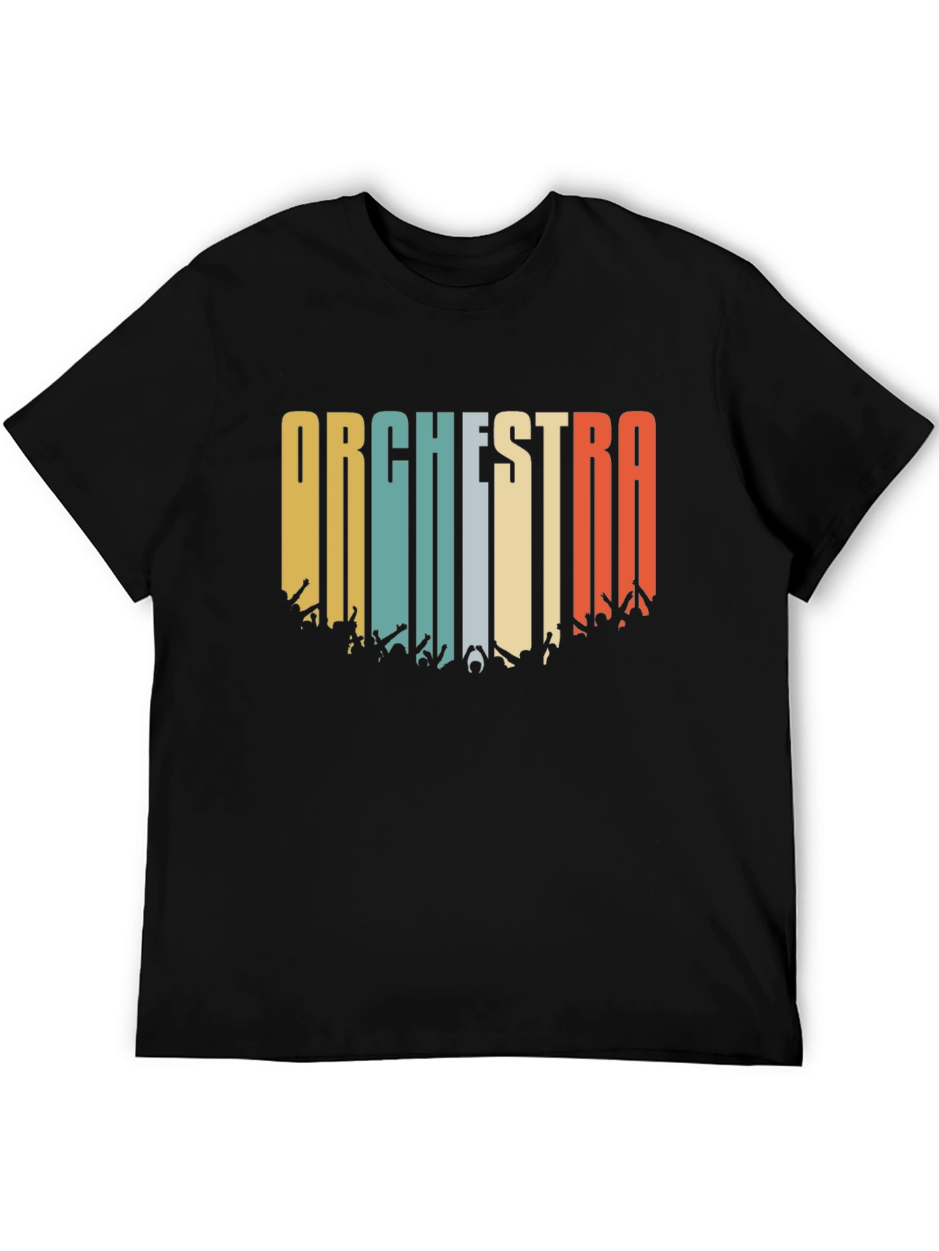 Black Orchestra Retro Graphic T-Shirt view 5