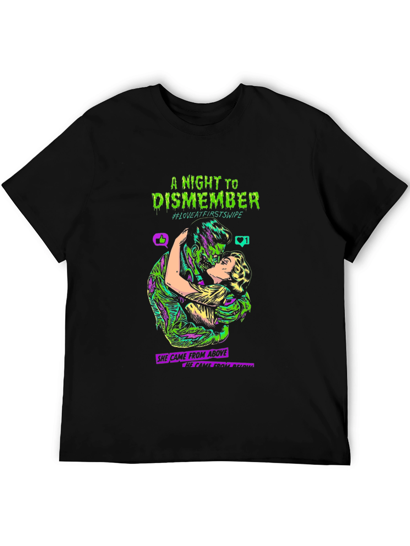 Black A Night to Dismember T-Shirt view 5