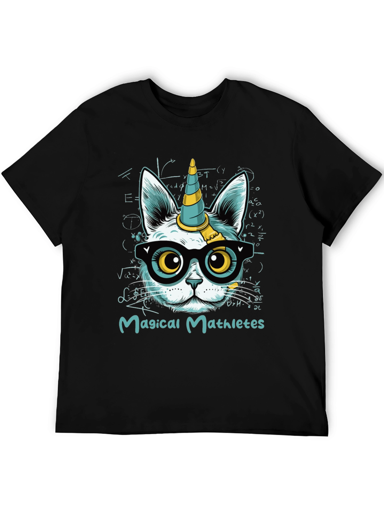 Black Magical Mathletes T-Shirt view 5