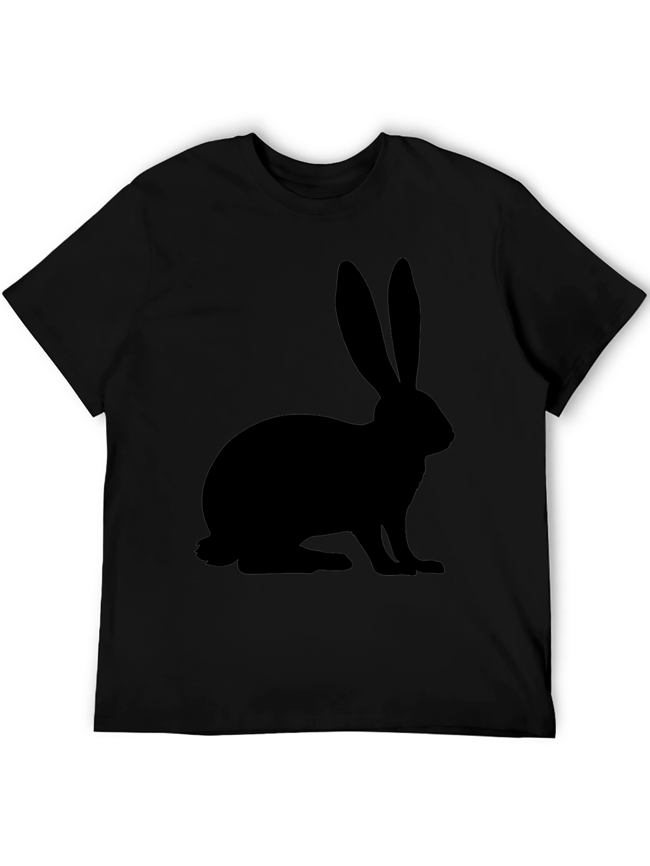 Black Black Rabbit Graphic T-Shirt - Casual Style view 5