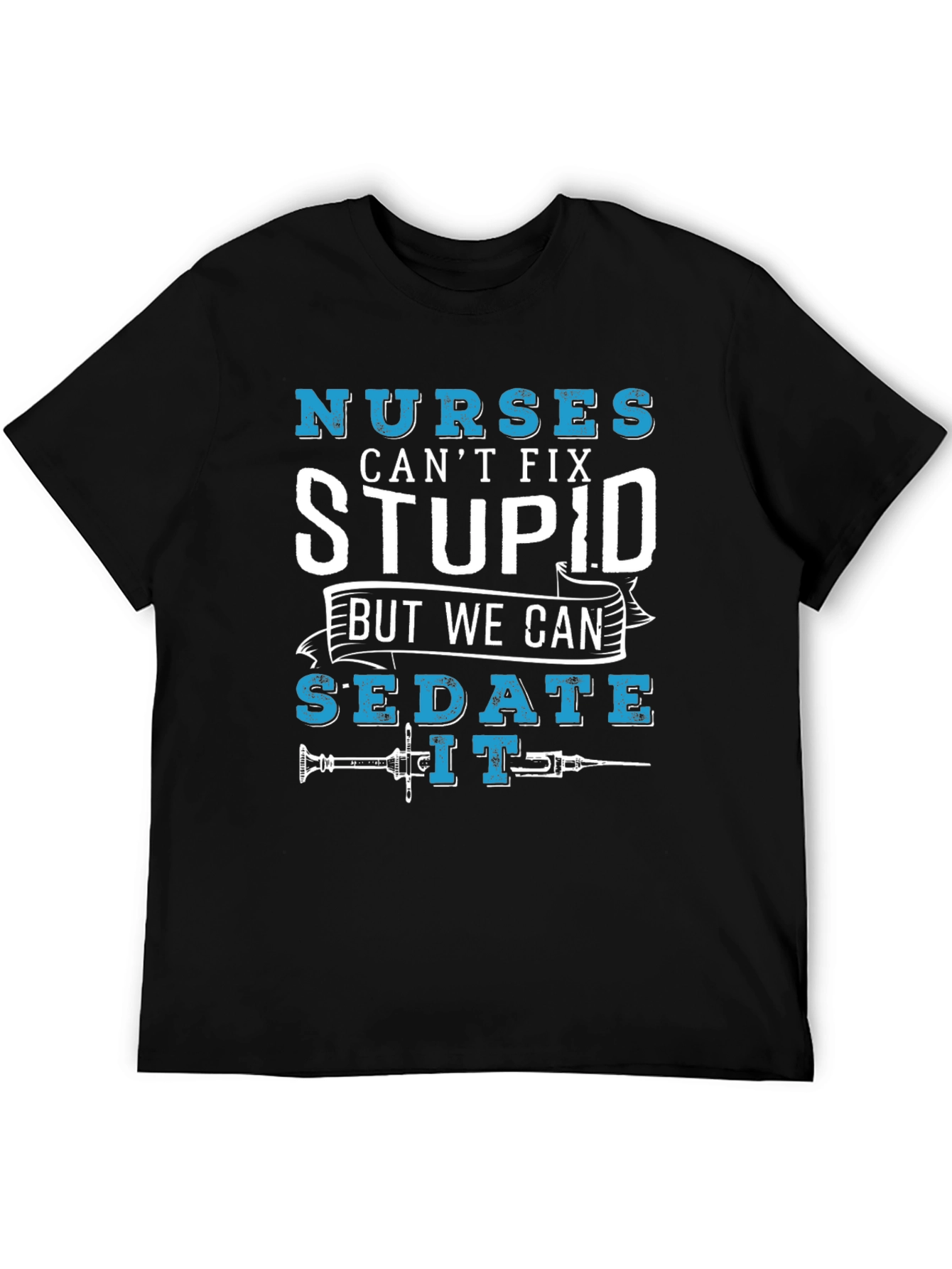 Black Nurses Can't Fix Stupid T-Shirt view 5