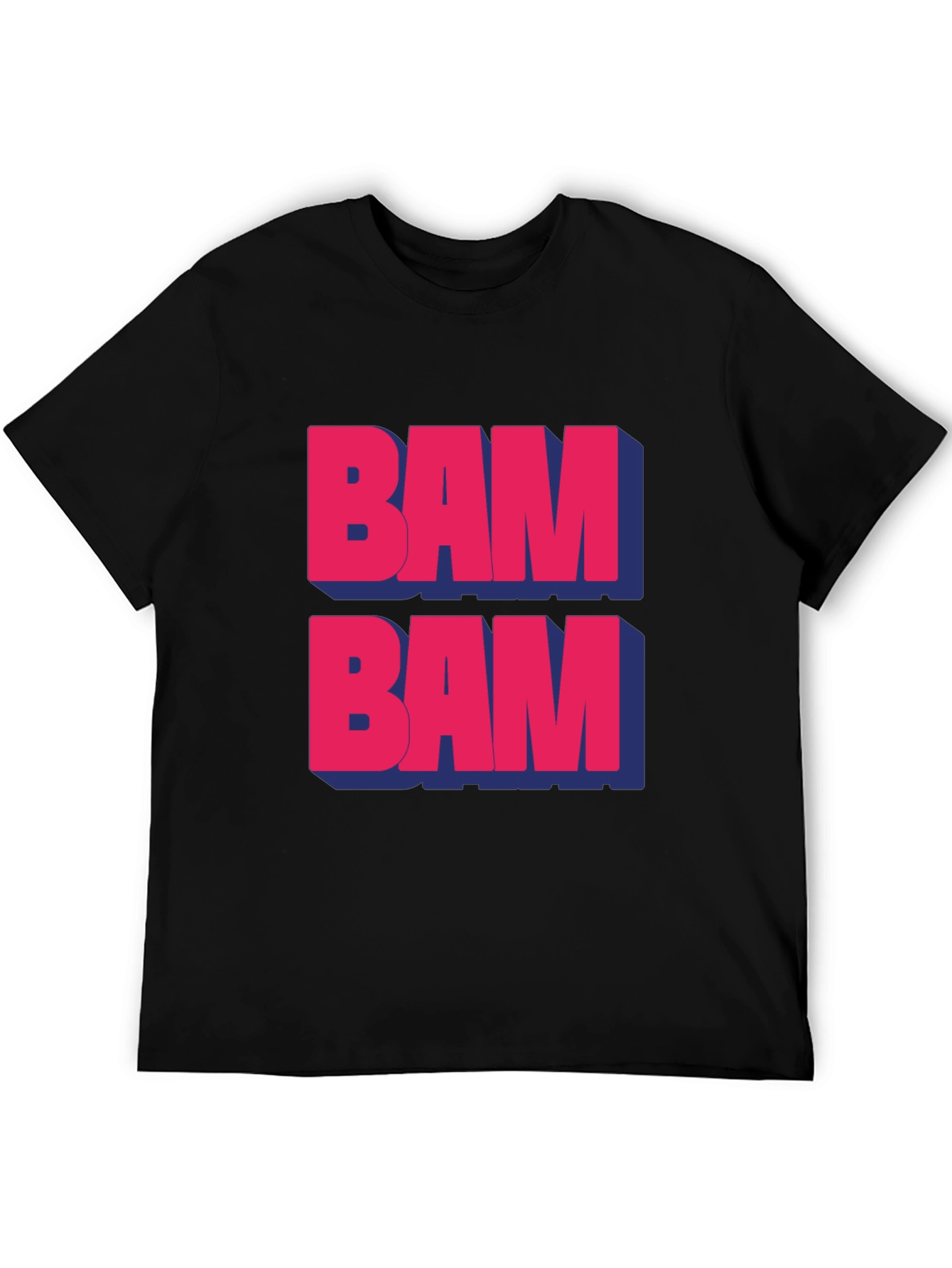 Black BAM BAM Graphic T-Shirt - Bold & Stylish view 5