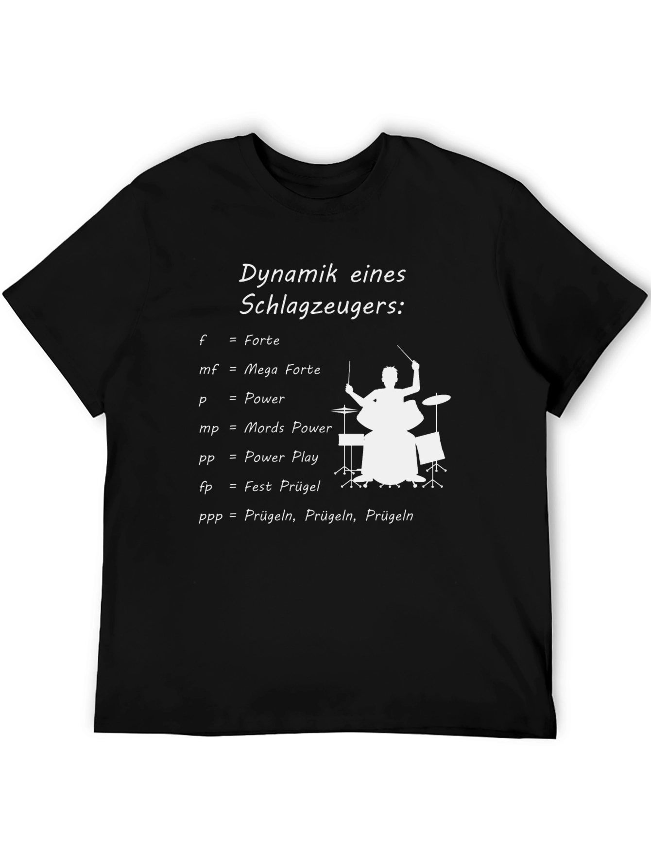 Black Drummer Dynamics Black T-Shirt view 5