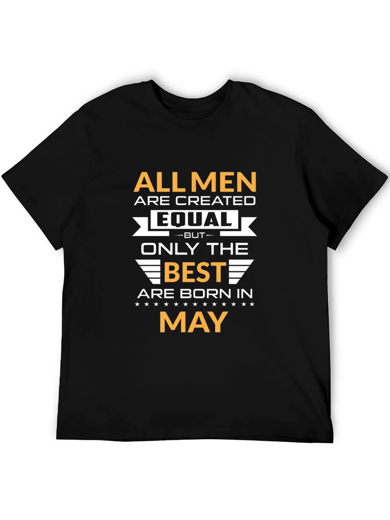 Black All Men are Created Equal T-Shirt view 5