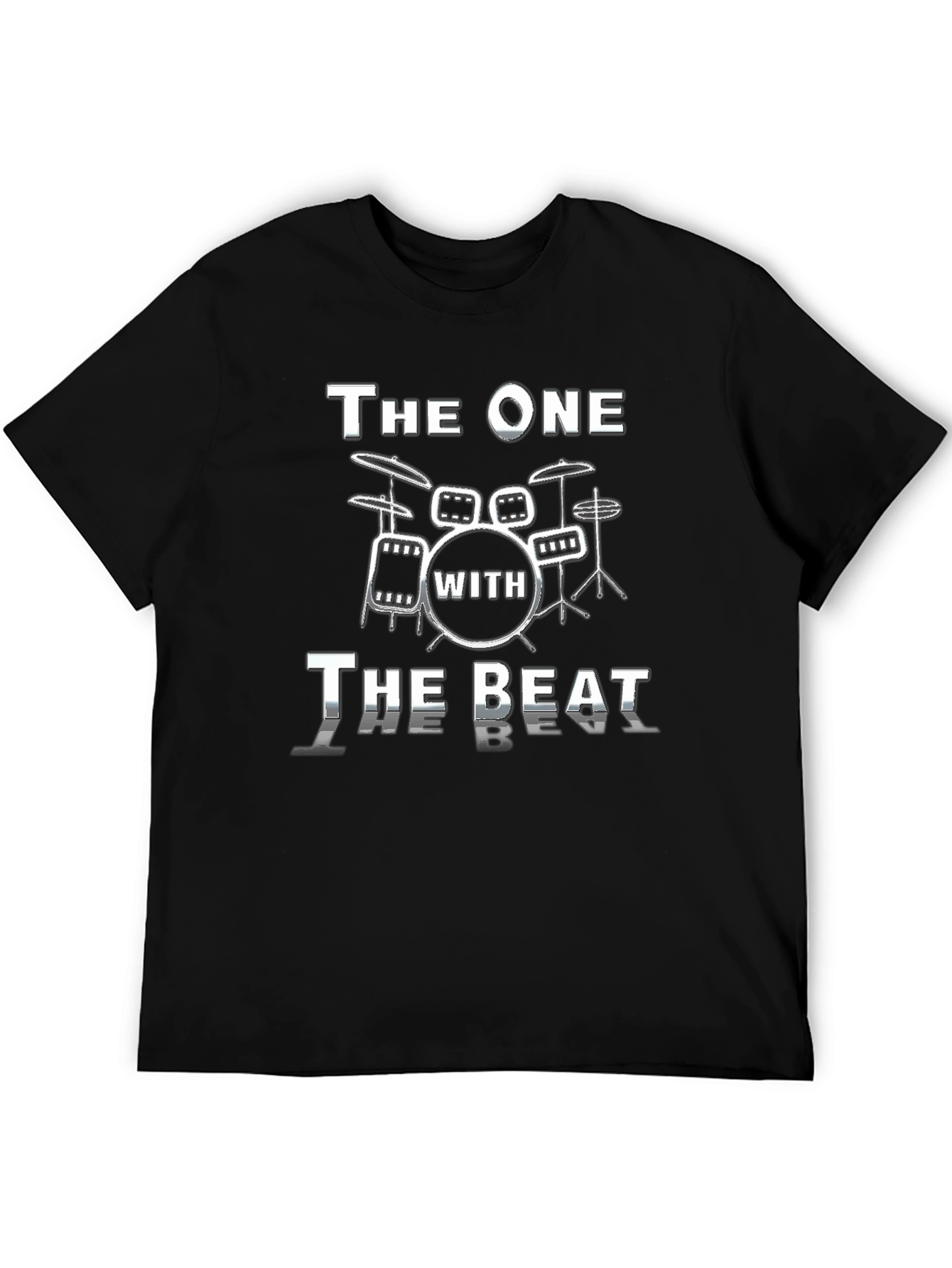 Black The One With The Beat Drummer T-Shirt view 5