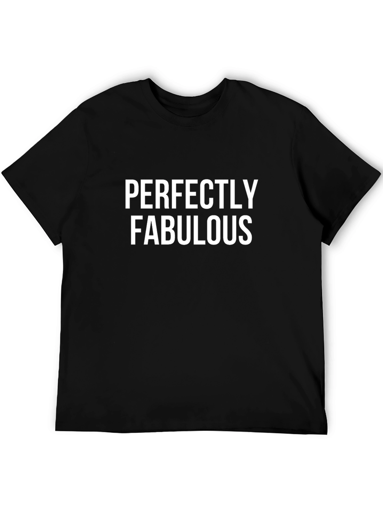 Black Perfectly Fabulous Graphic Tee - Men's Black T-Shirt view 5