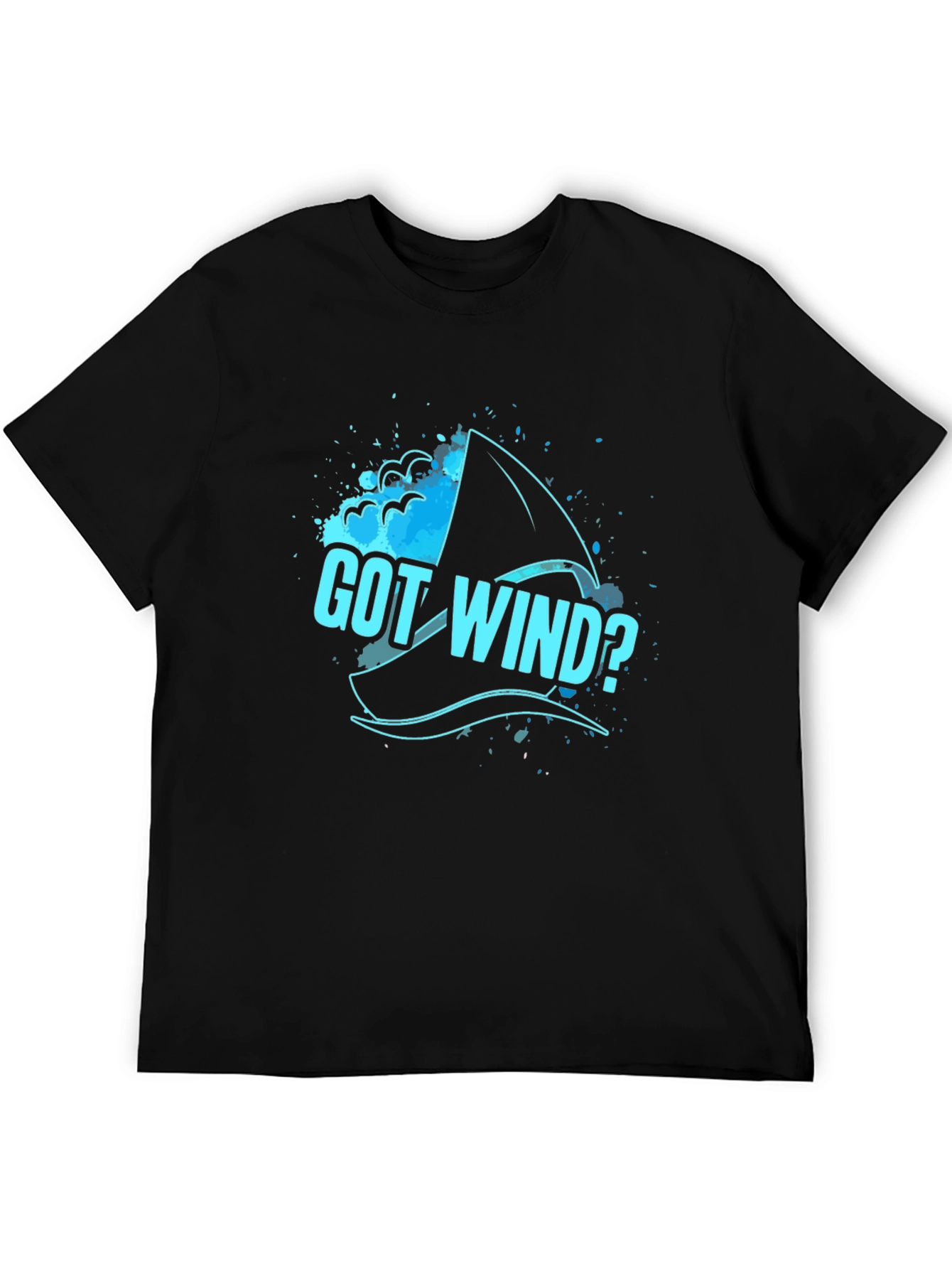 Black Got Wind? Graphic Tee - Sailing Humor Shirt view 5