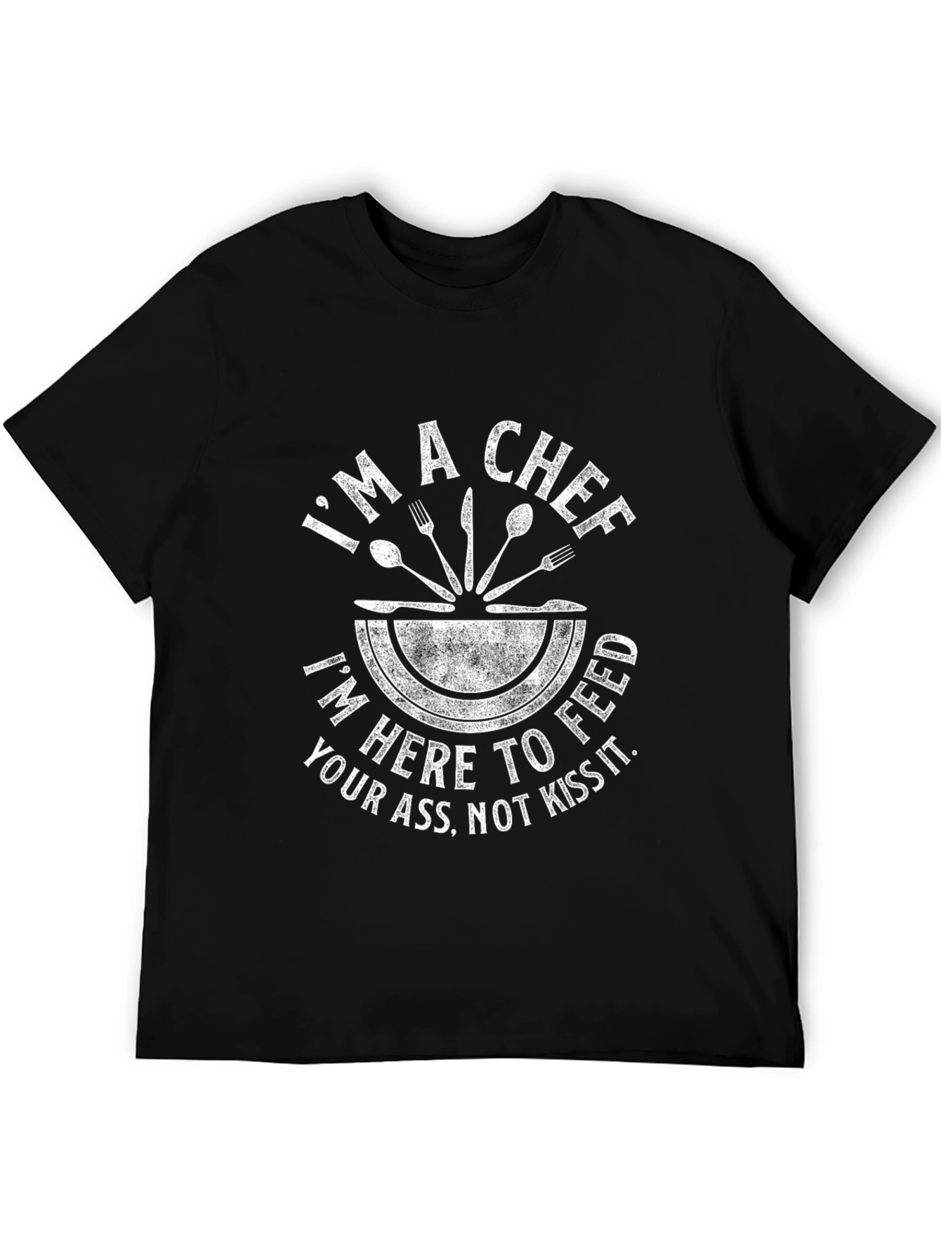 Black I'm a Chef Funny Graphic Tee view 5