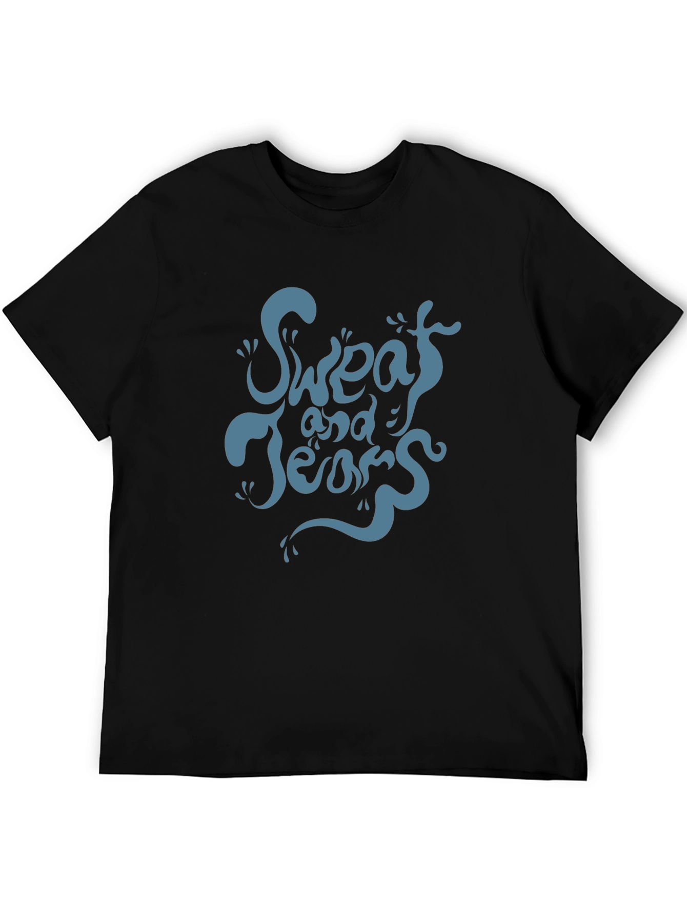Black Sweat and Tears Graphic Tee - Unique Design, Comfortable Fit view 5