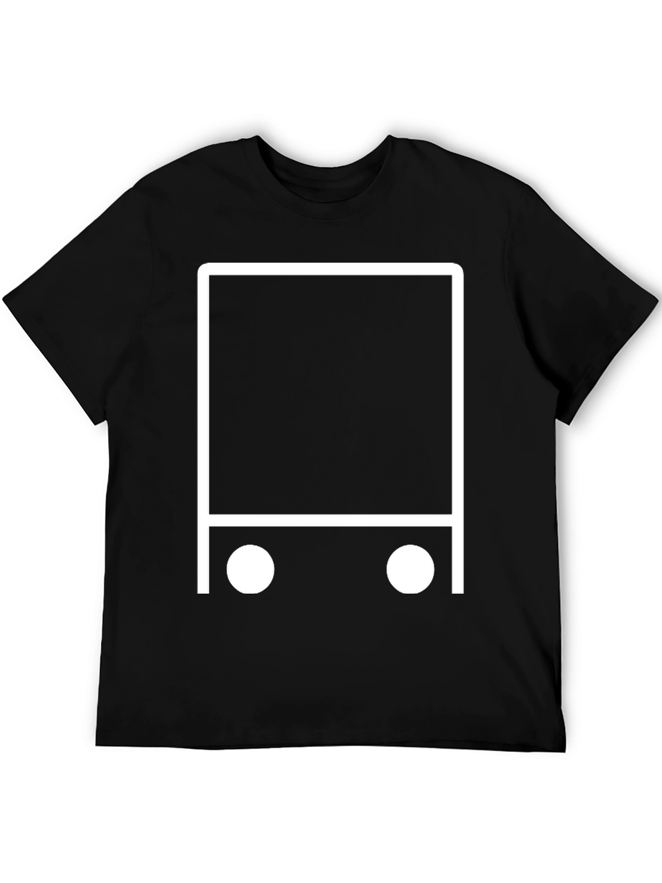Abstract Bus Graphic Tee - Modern Style - 5