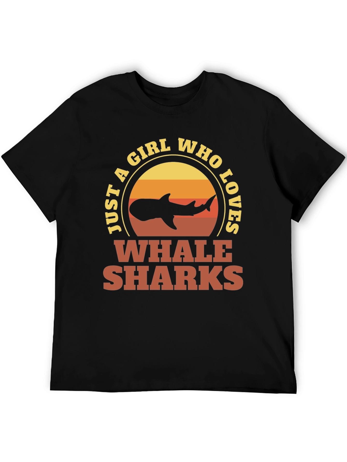 Black Girl Who Loves Whale Sharks Graphic Tee view 5