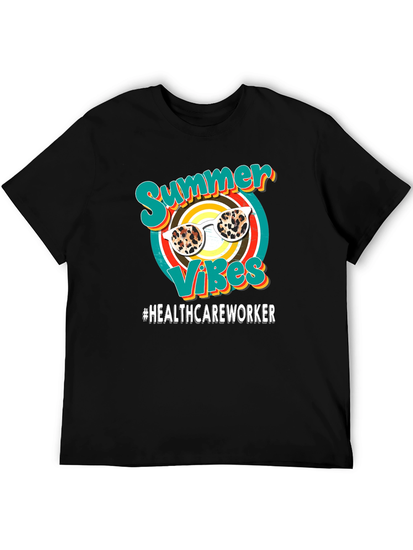 Summer Vibes Healthcare Worker Graphic Tee - 5