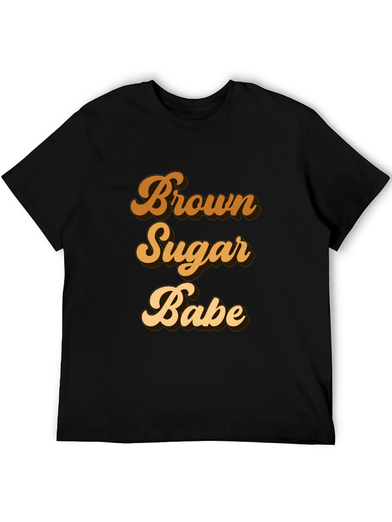 Black Brown Sugar Babe Black T-Shirt view 5