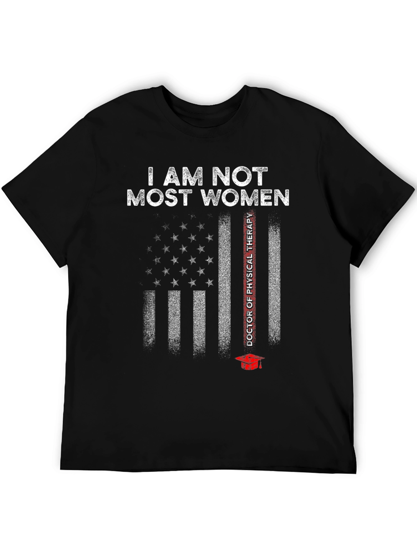 Black I Am Not Most Women T-Shirt view 5
