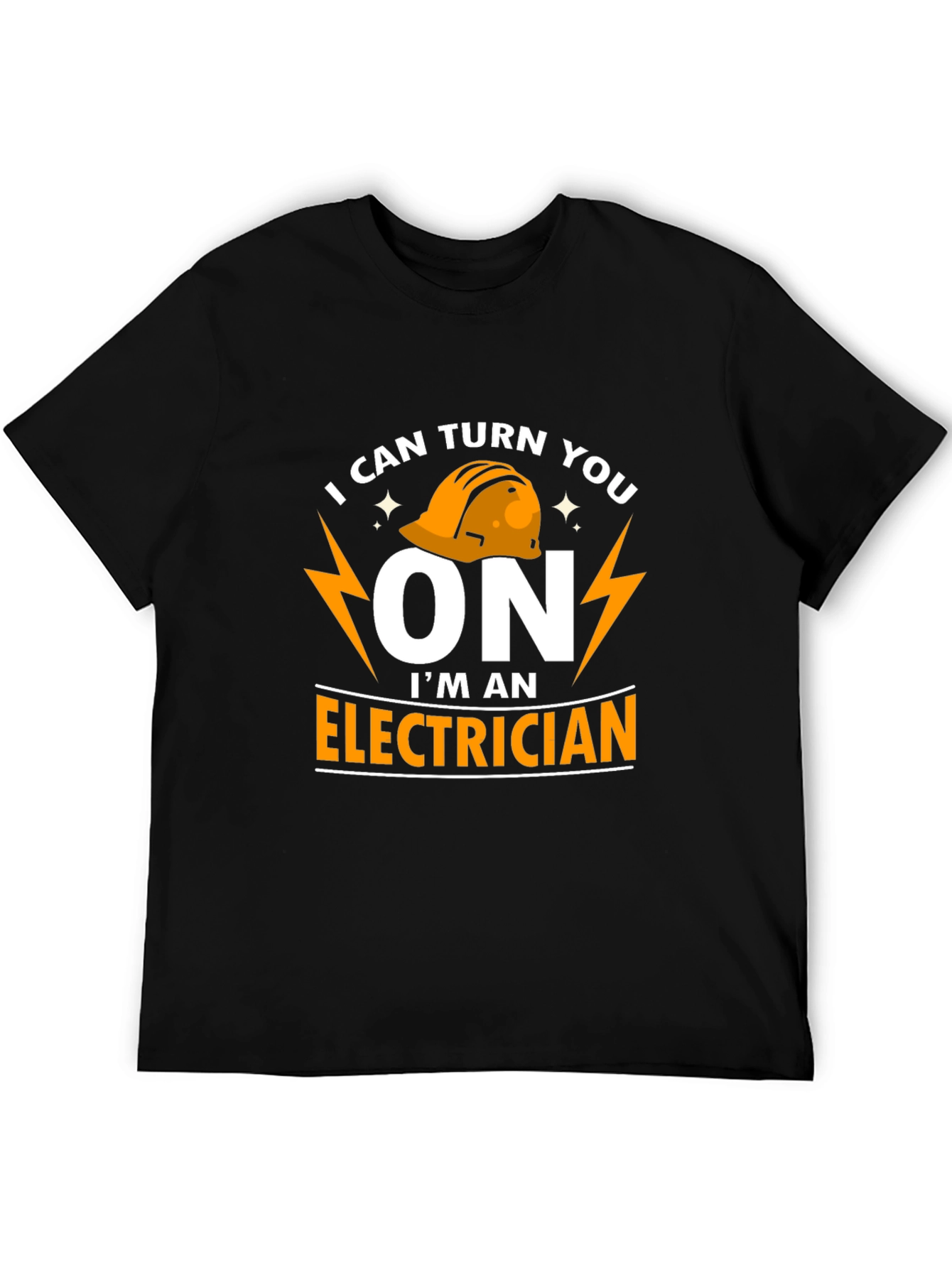 Black I Can Turn You On Electrician T-Shirt view 5