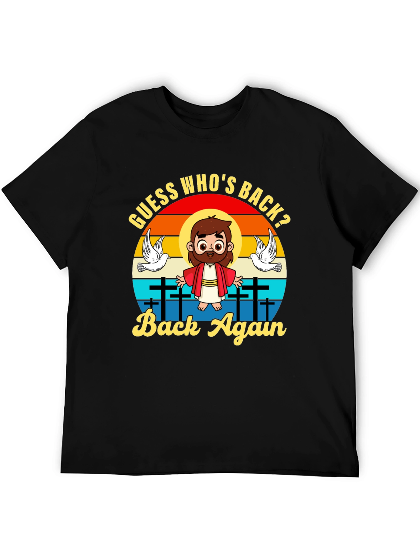 Black Guess Who's Back T-Shirt view 5