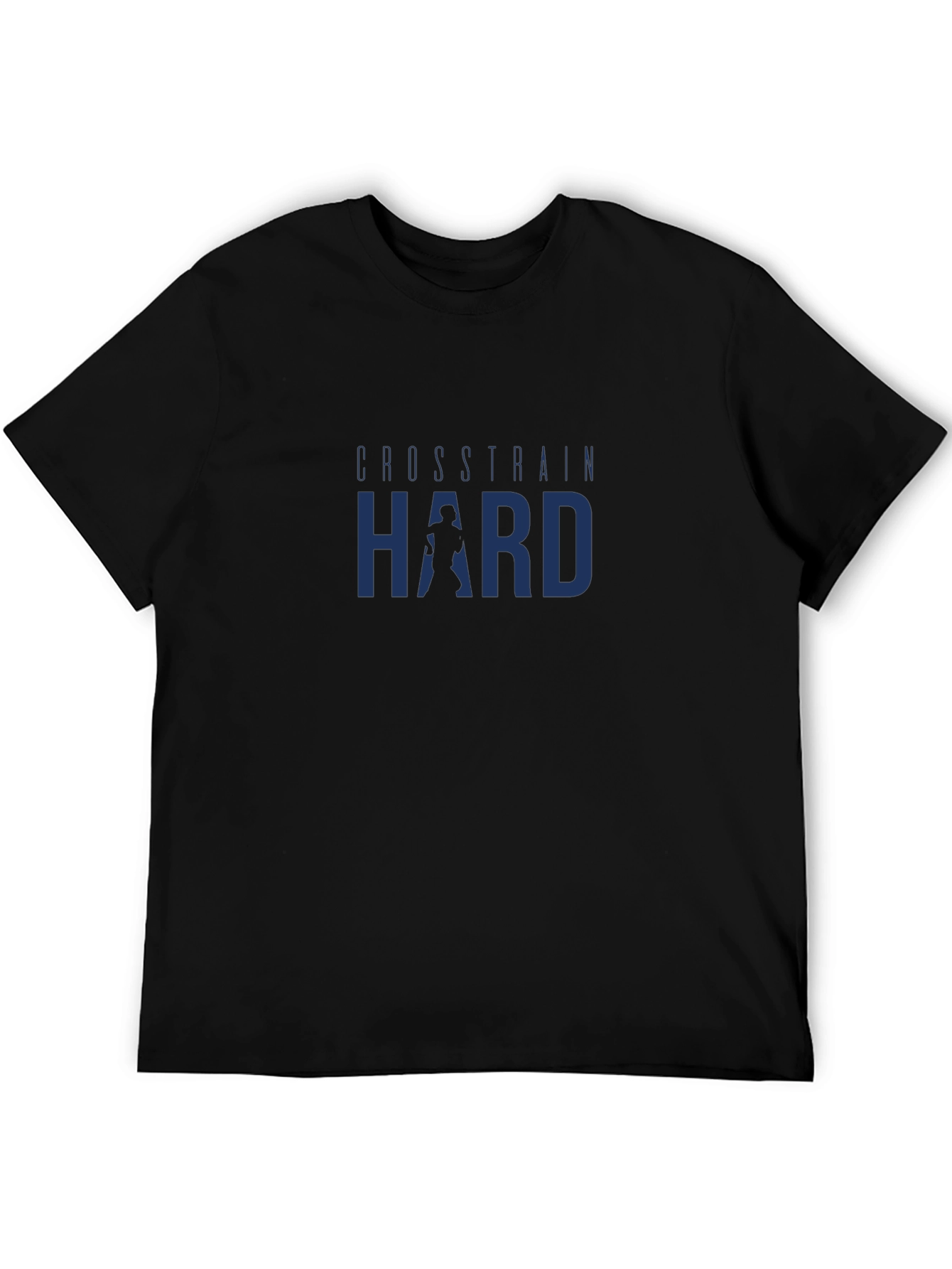 Black Cross-Train Hard T-Shirt - Black view 5