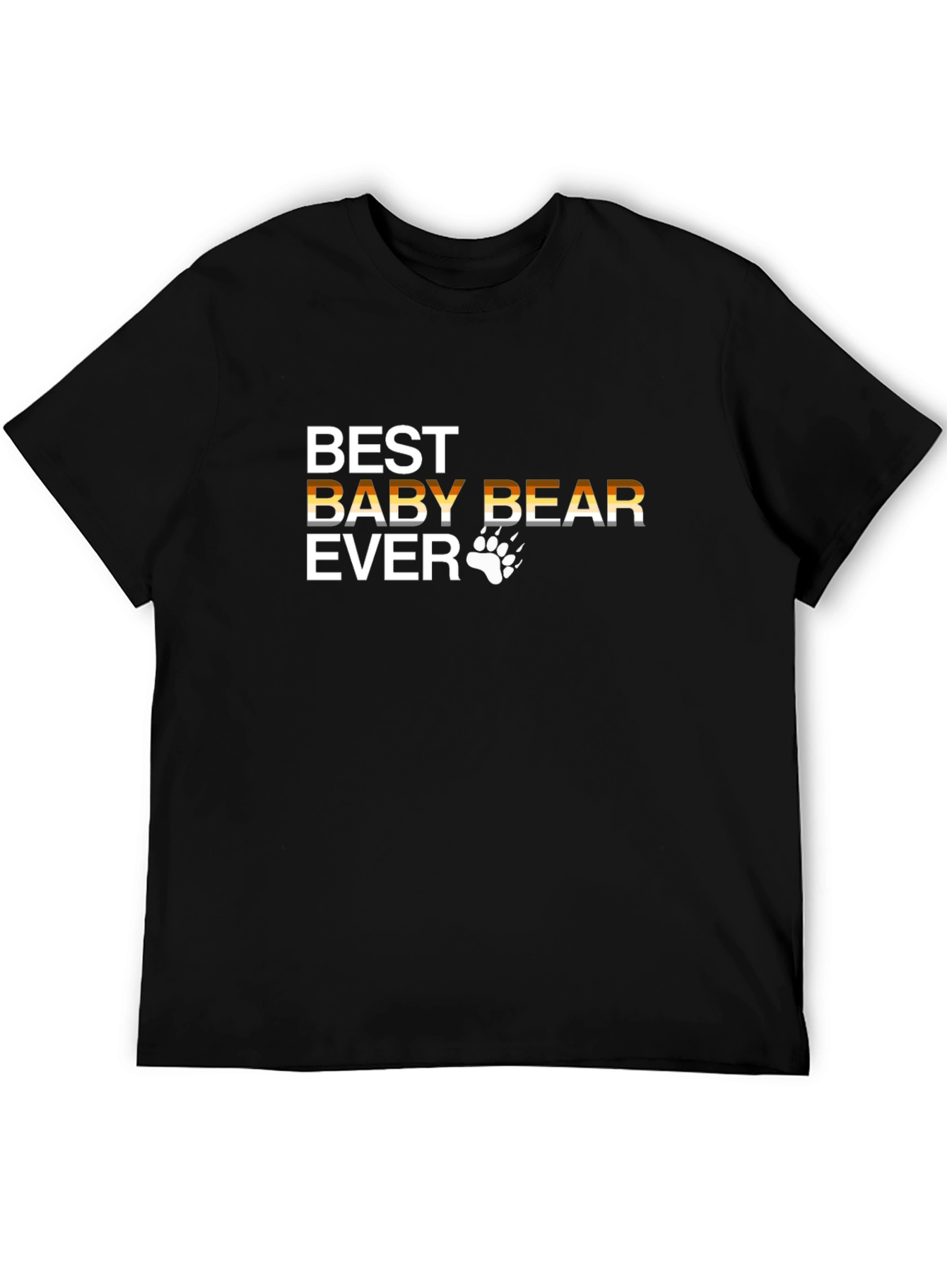 Black Best Baby Bear Ever T-Shirt view 5