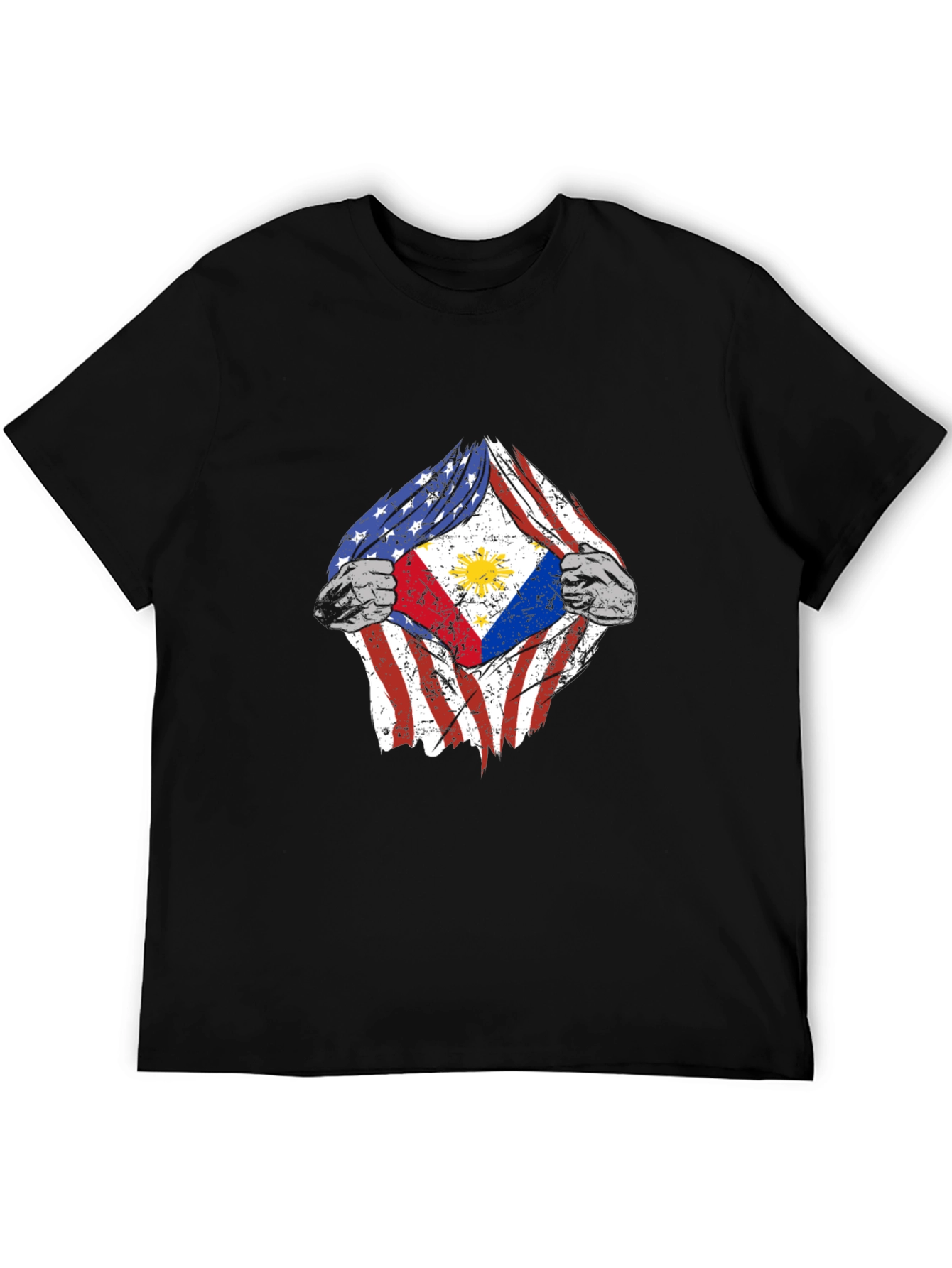 USA Philippines Flag T-Shirt - 5