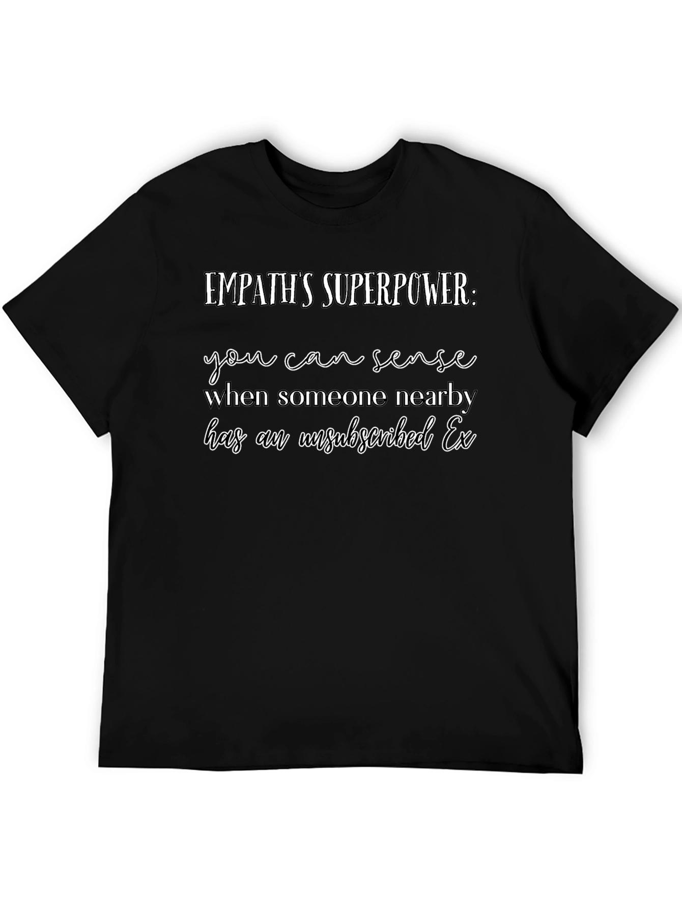 Black Empath's Superpower Graphic Tee view 5