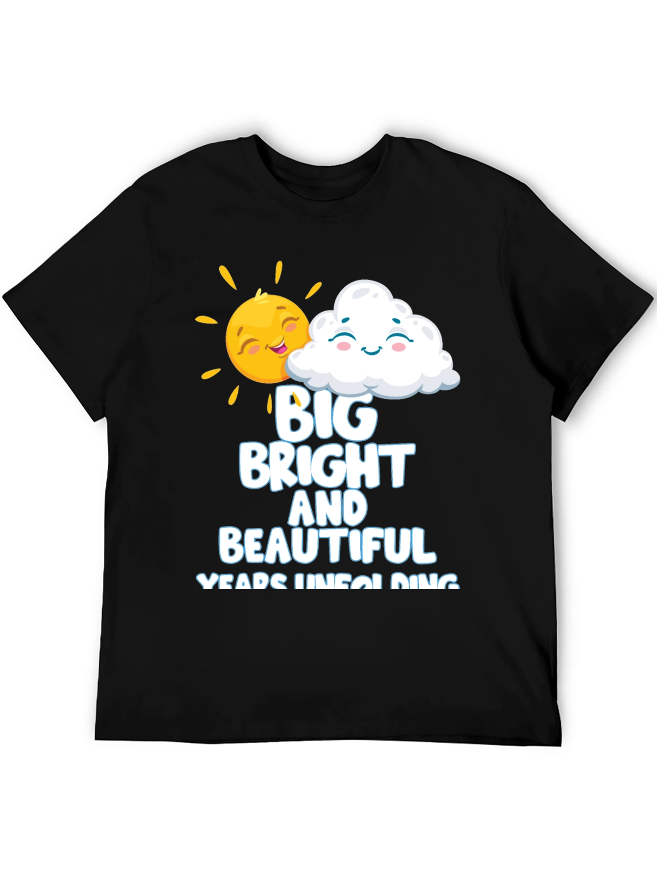 Black Big Bright & Beautiful Graphic T-Shirt view 5