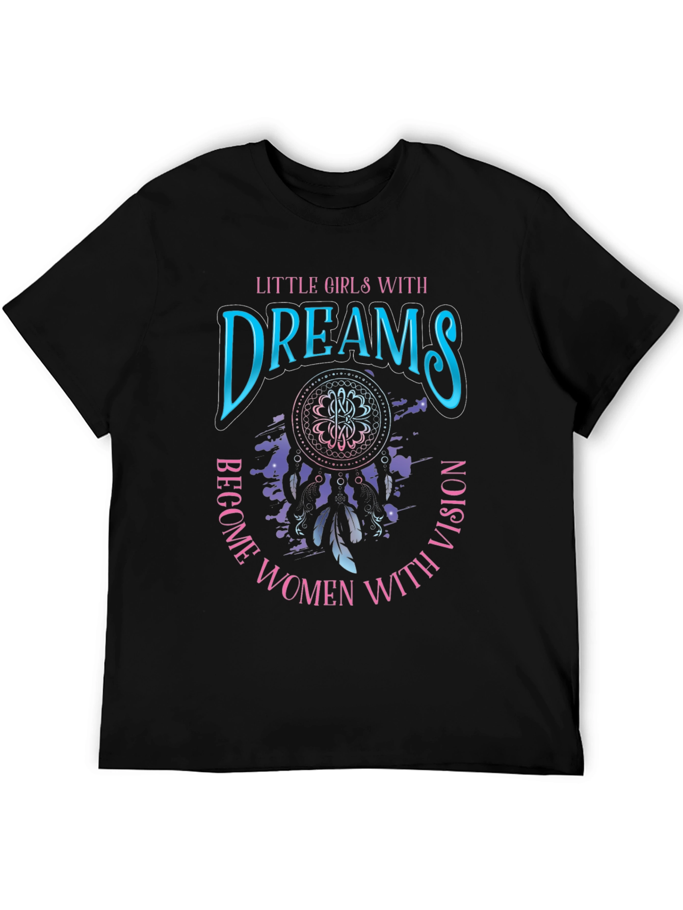 Black Dreams Vision Black T-Shirt view 5