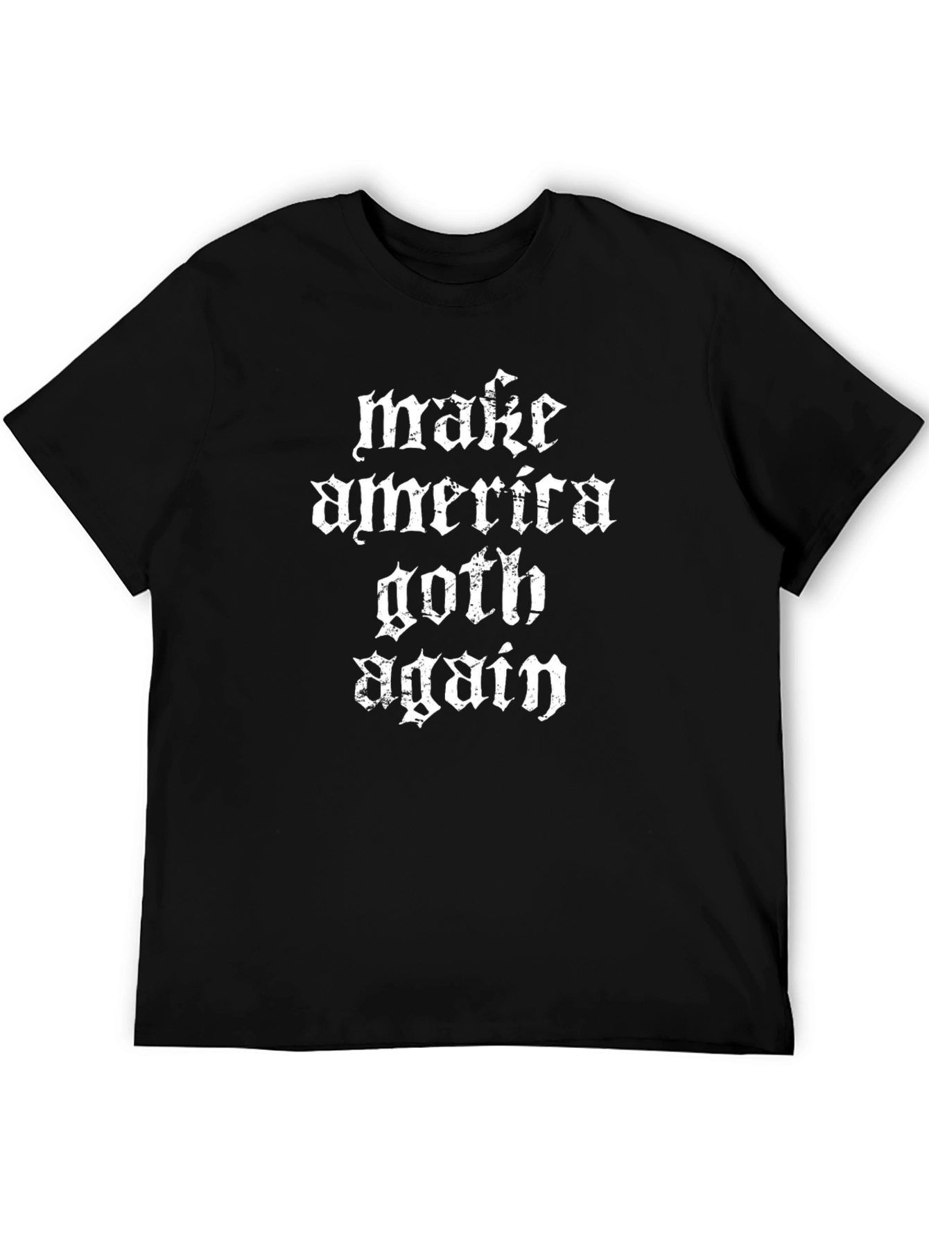 Black Make America Goth Again Black T-Shirt view 5
