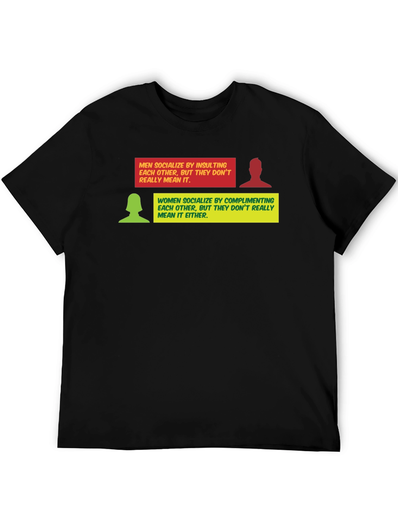 Black Humorous Gender Socialization T-Shirt view 5