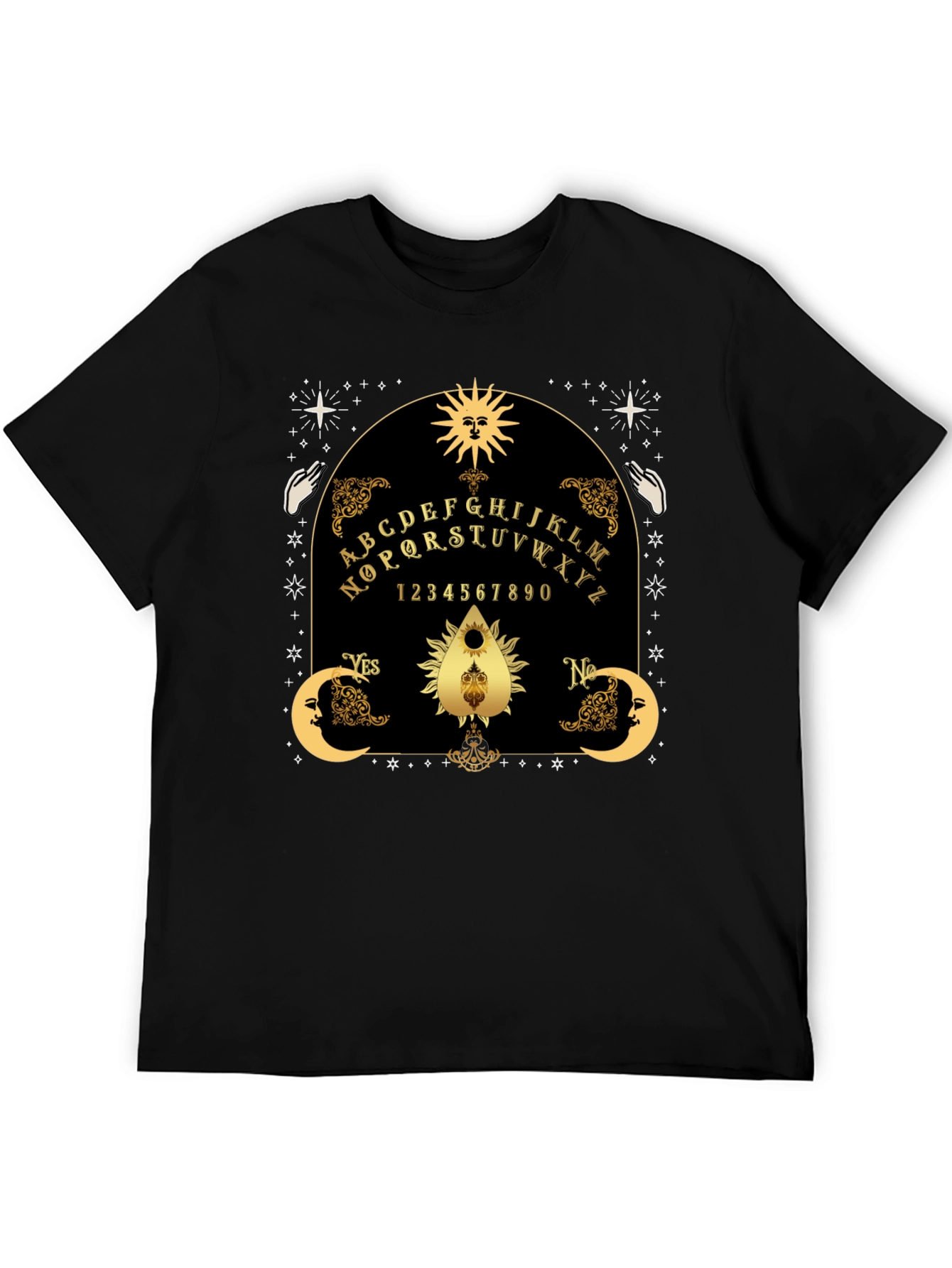 Mystic Ouija Board T-Shirt - Goth Occult Apparel - 5