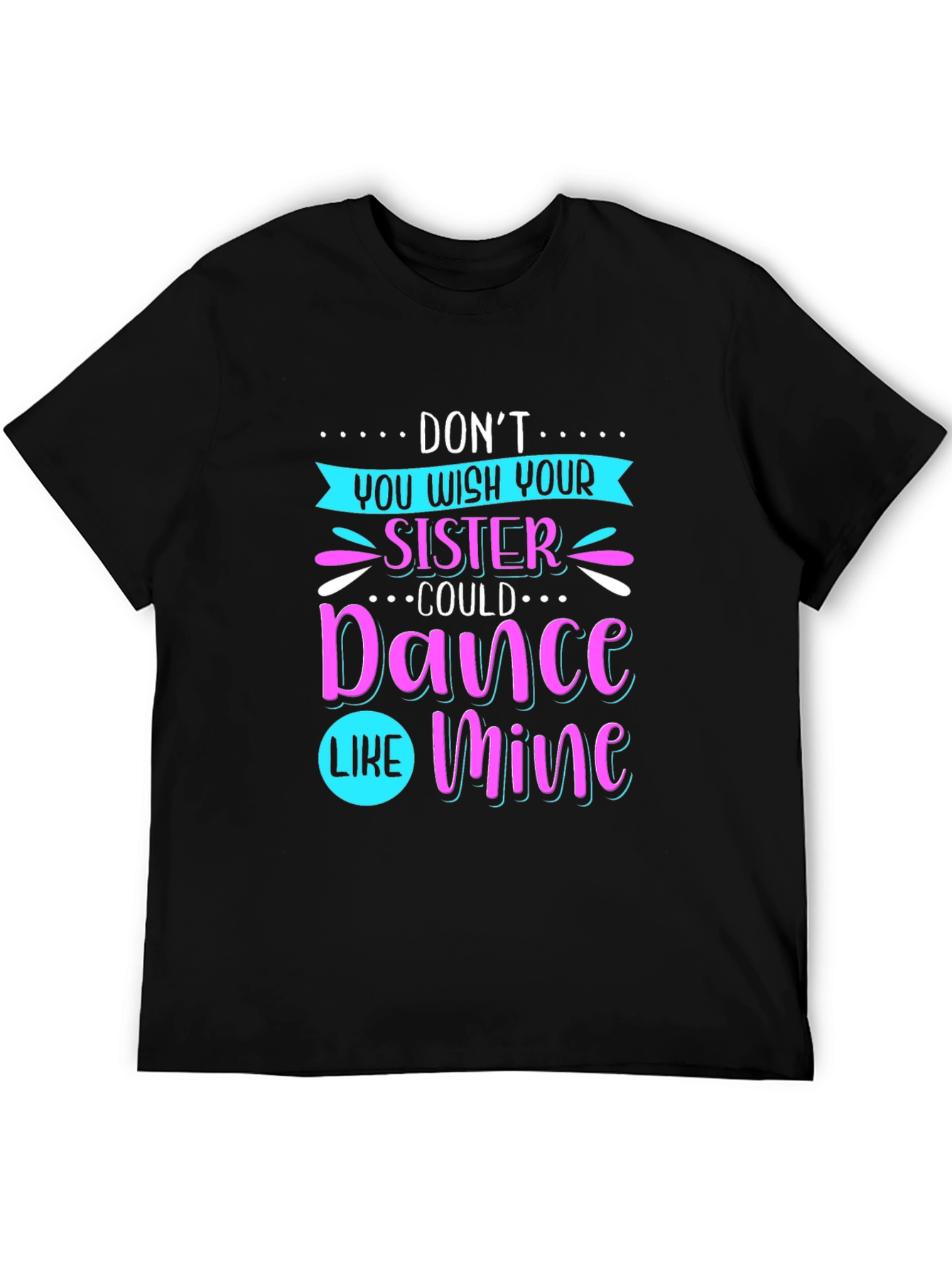 Black Dance Sister Graphic Tee - Black T-Shirt view 5