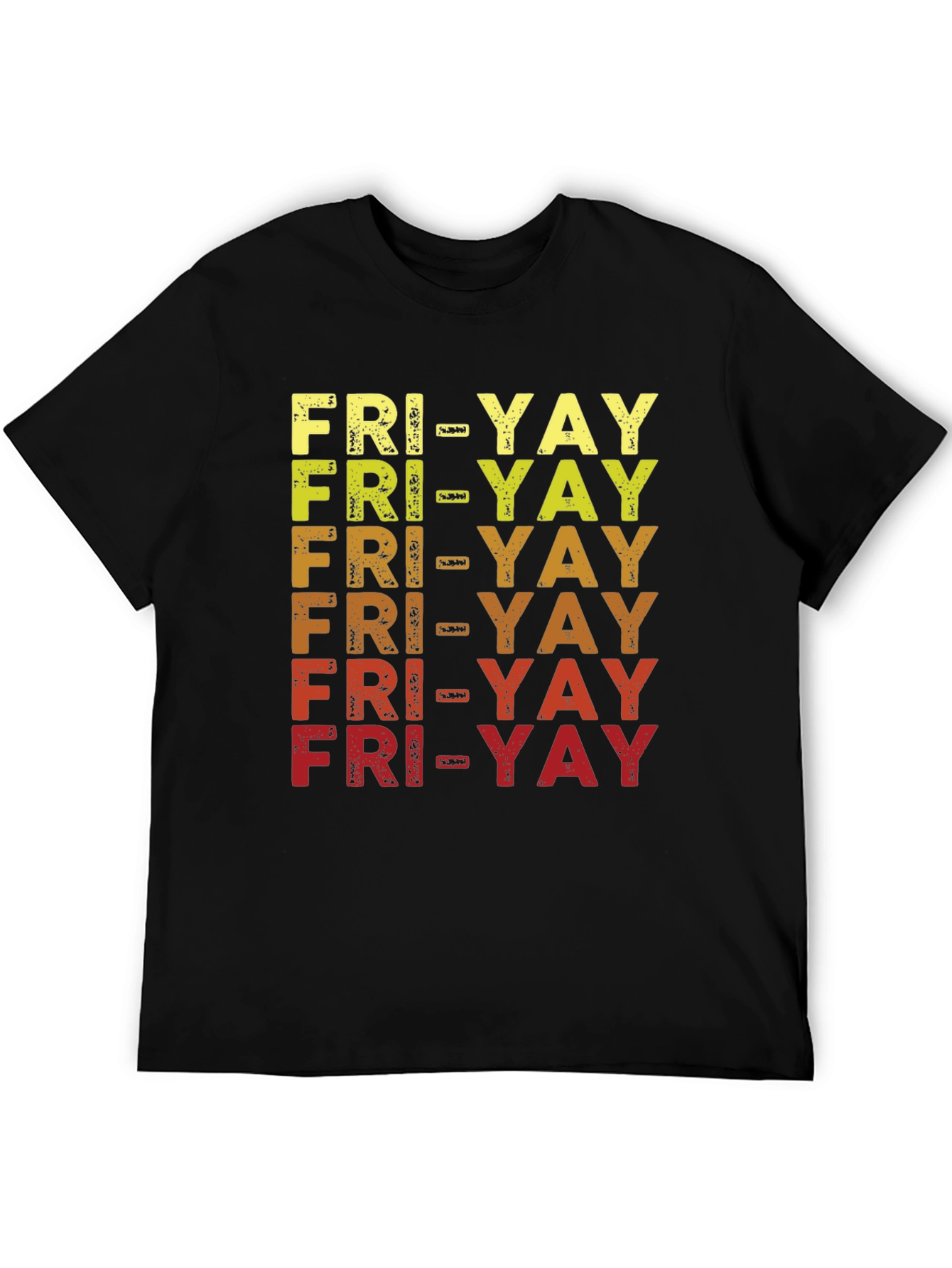 Black Fun FRI-YAY T-Shirt  view 5