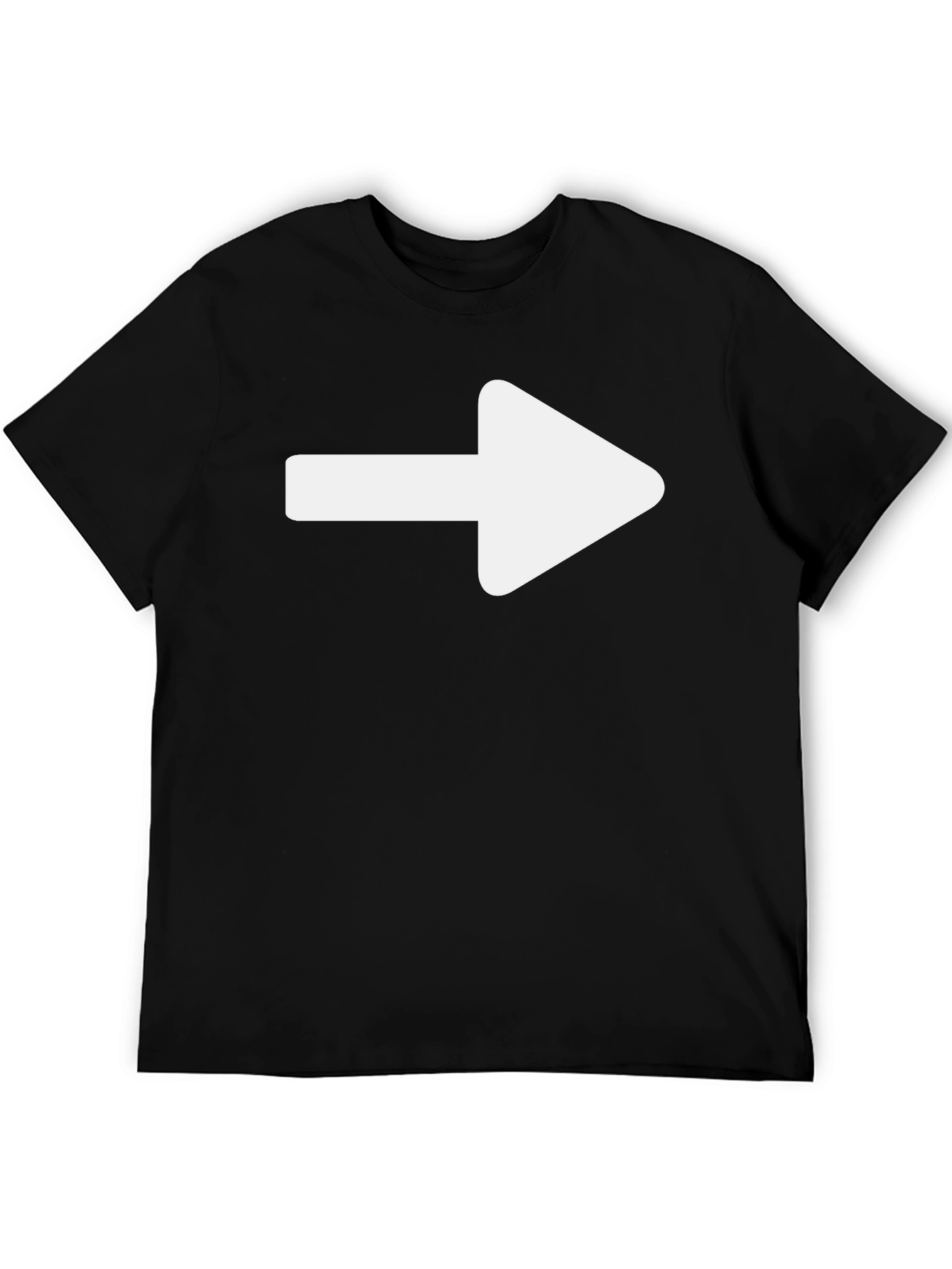 Black Arrow Graphic Black T-Shirt view 5