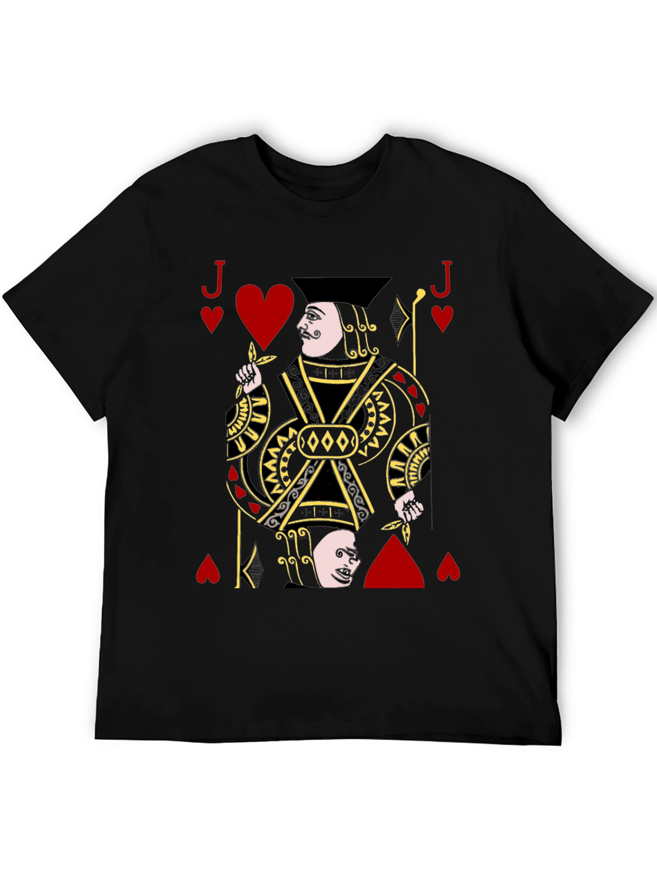 Black Jack of Hearts Graphic Tee view 5