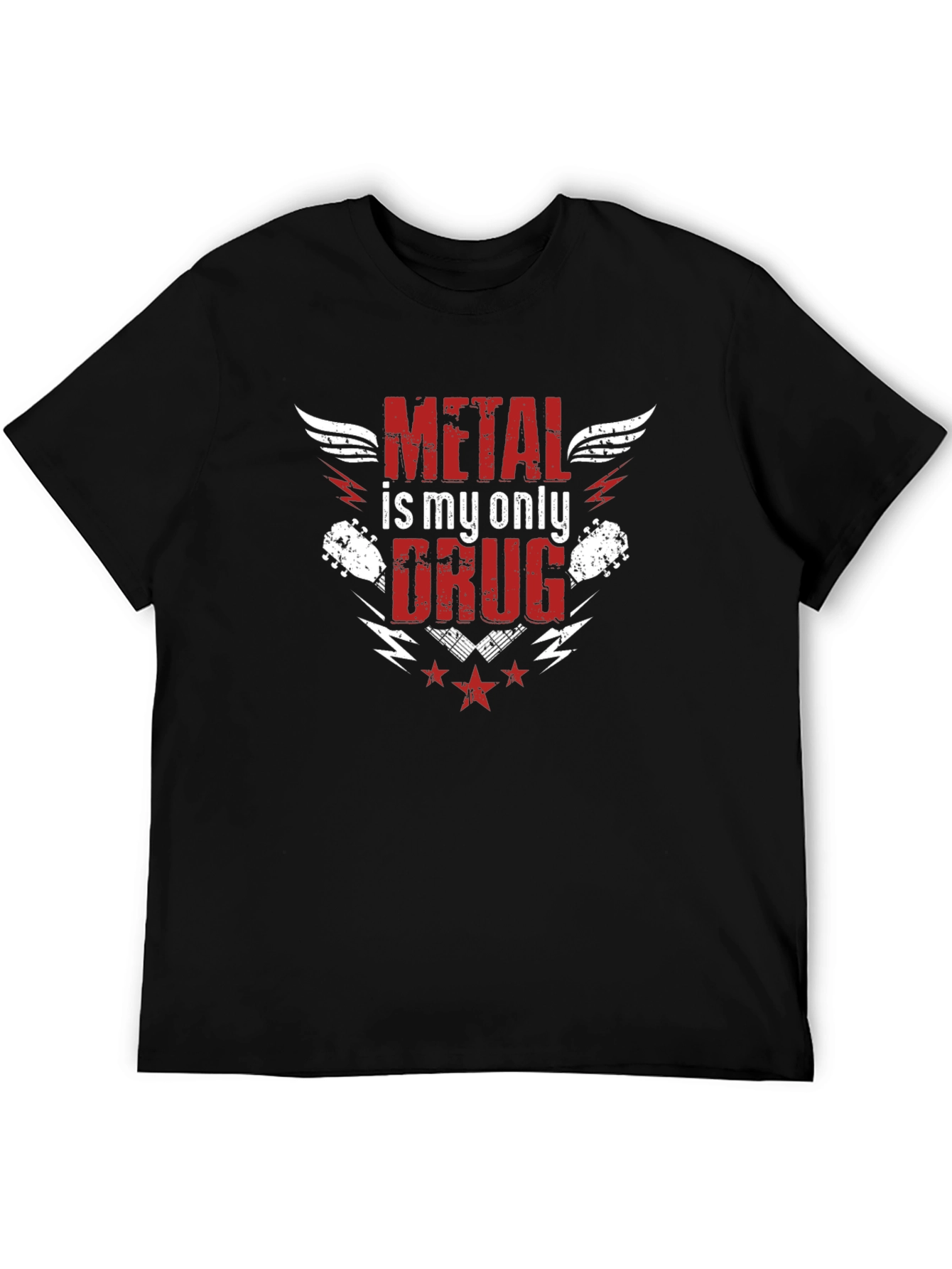 Metal is My Only Drug T-Shirt - Black - 5