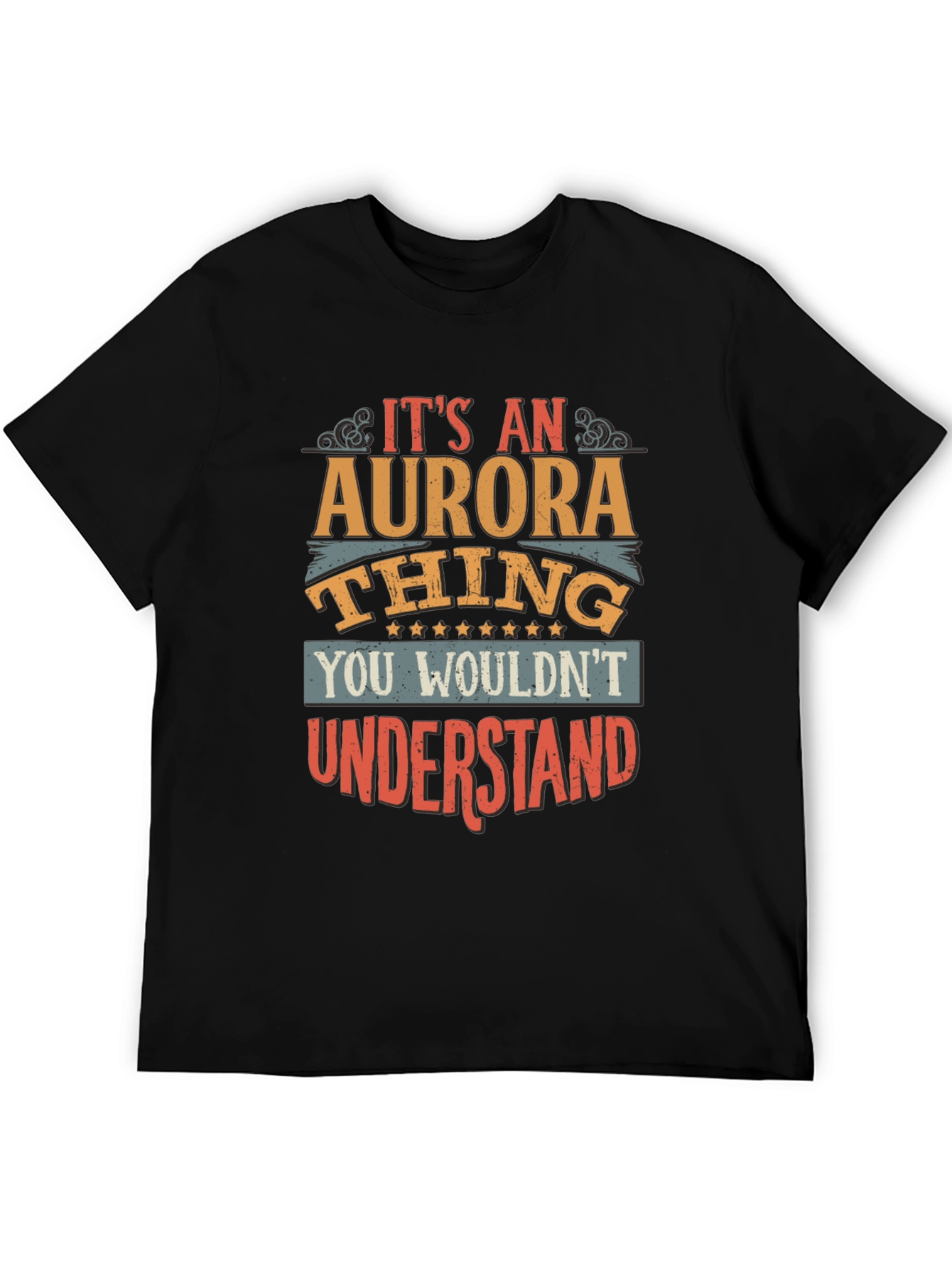 Black It's an Aurora Thing - Graphic T-Shirt view 5