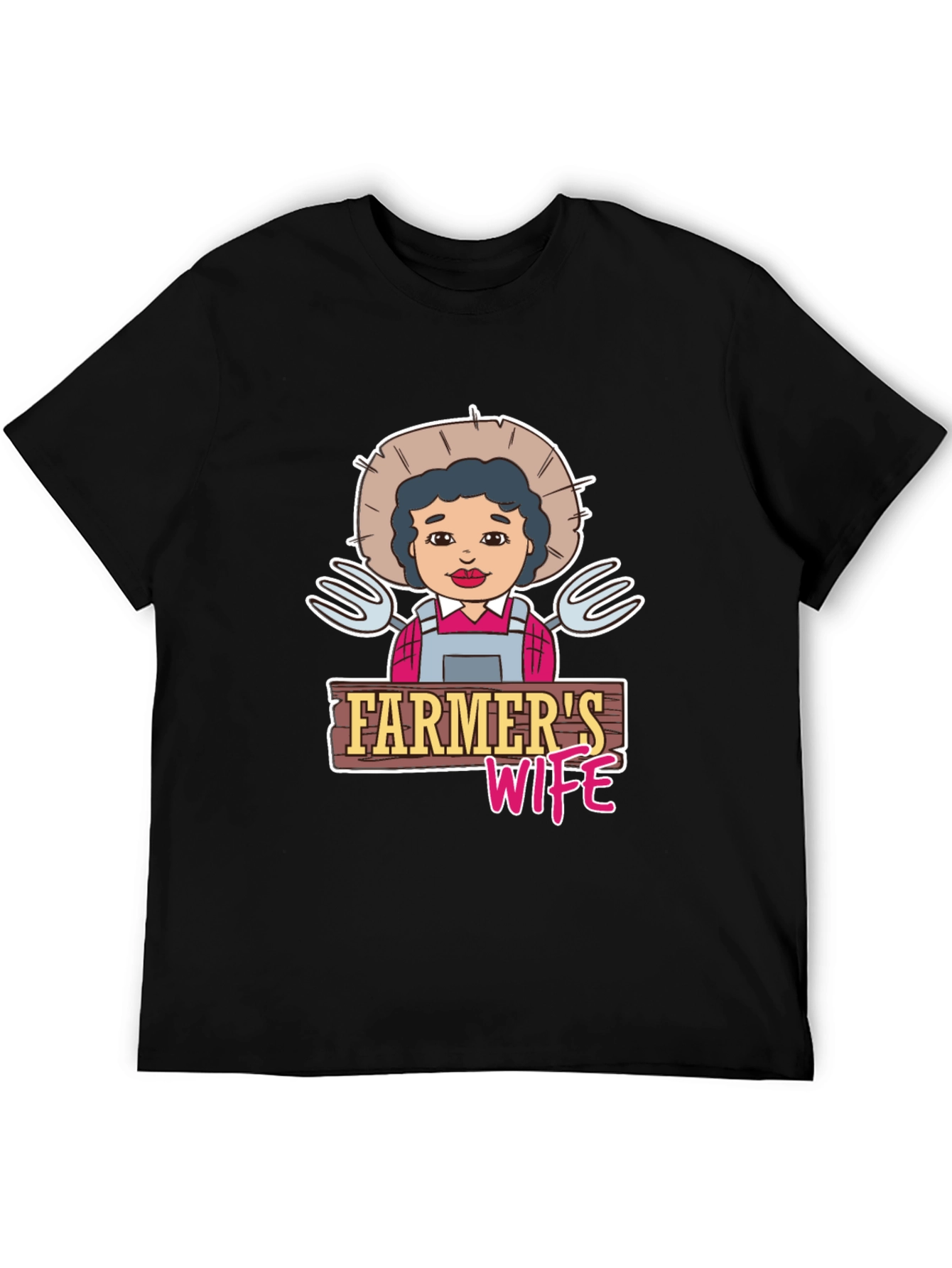 Black Farmer's Wife Graphic Tee view 5