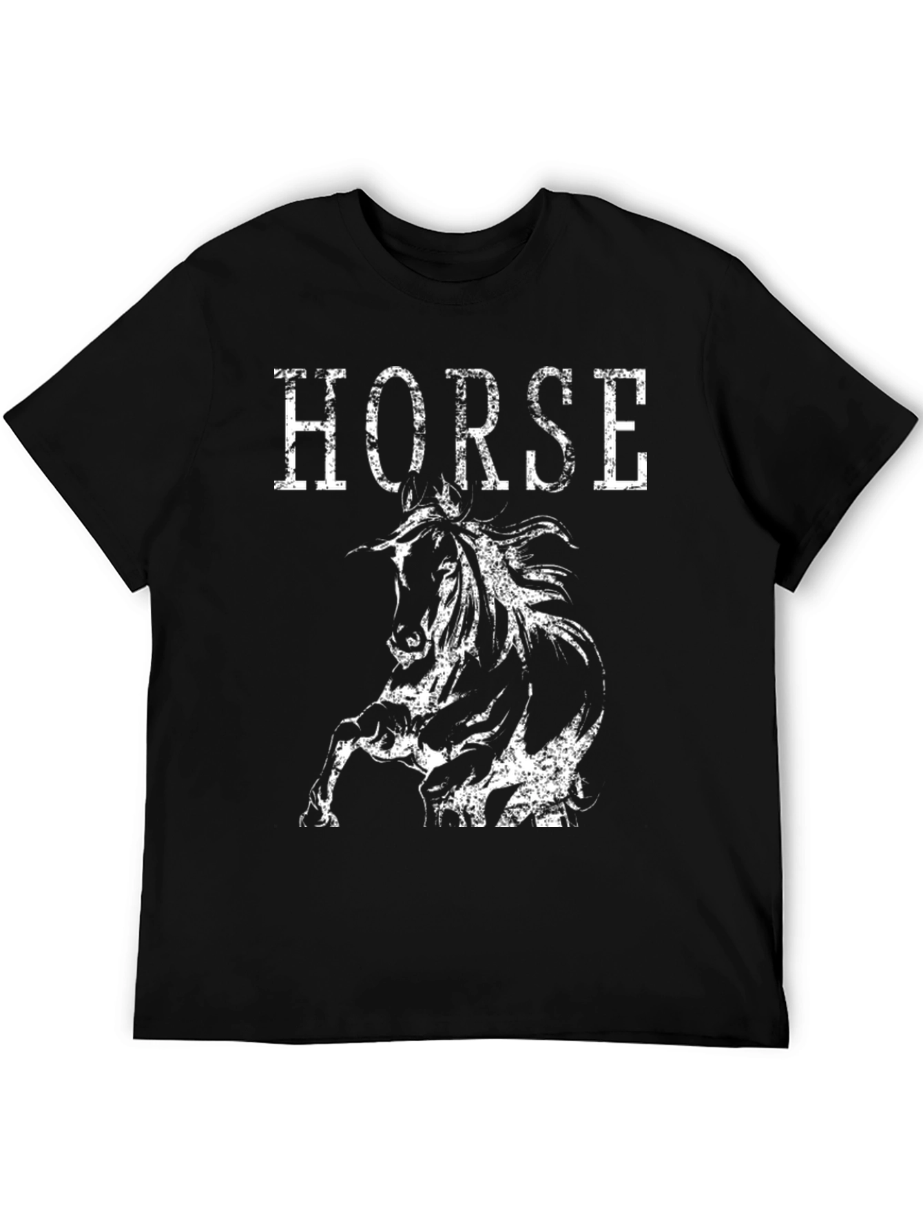 Black Black Horse Graphic Tee view 5