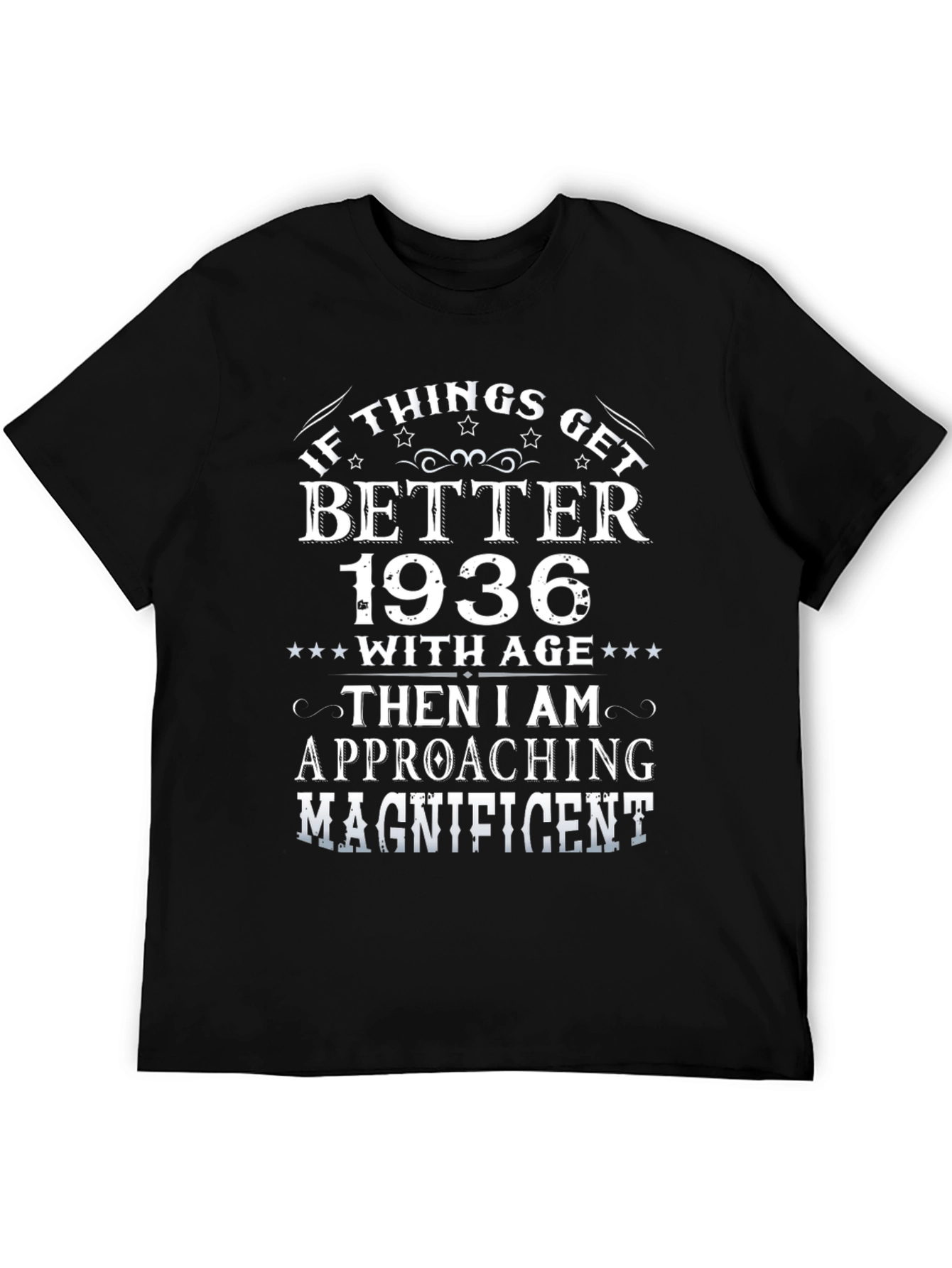 Black If Things Get Better 1936 Graphic Tee view 5
