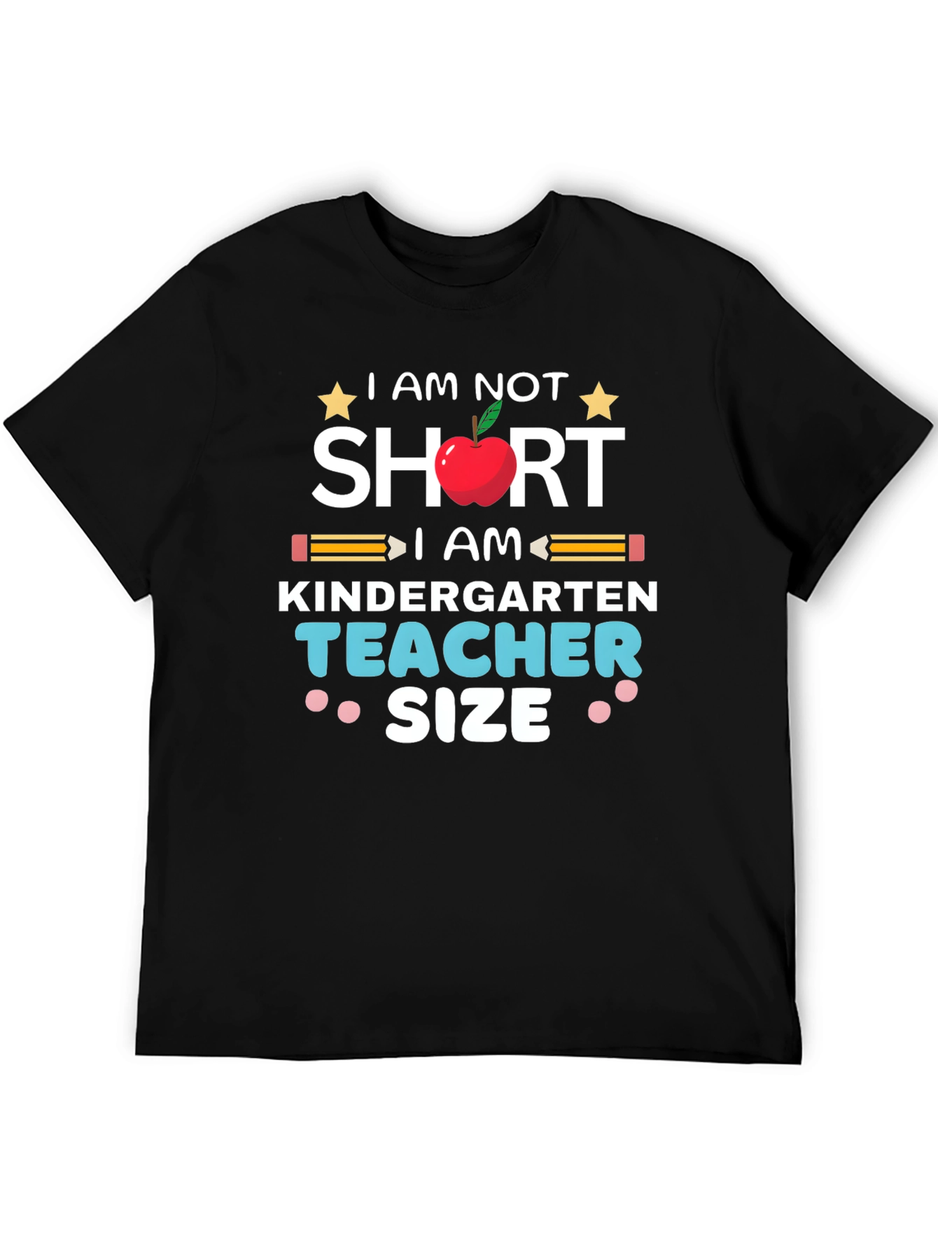 Kindergarten Teacher Size T-Shirt Funny Back to School - 5